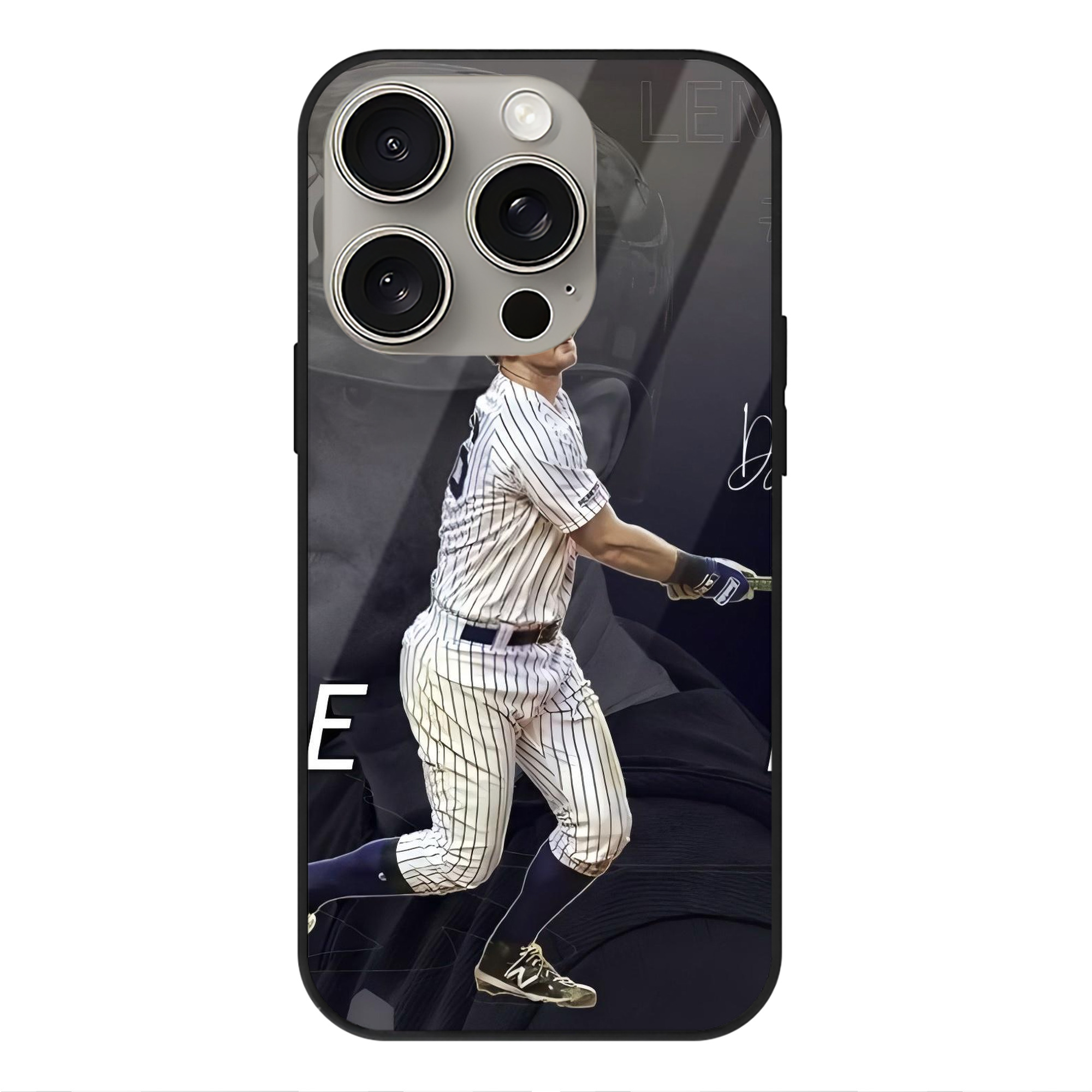 DJ Lemahieu 13 IPhone 15 Pro Mirror Phone Case – UV Printed Glass + TPU – Scratch-Resistant, Wireless Charging Compatible, Precise Fit & Stylish Design