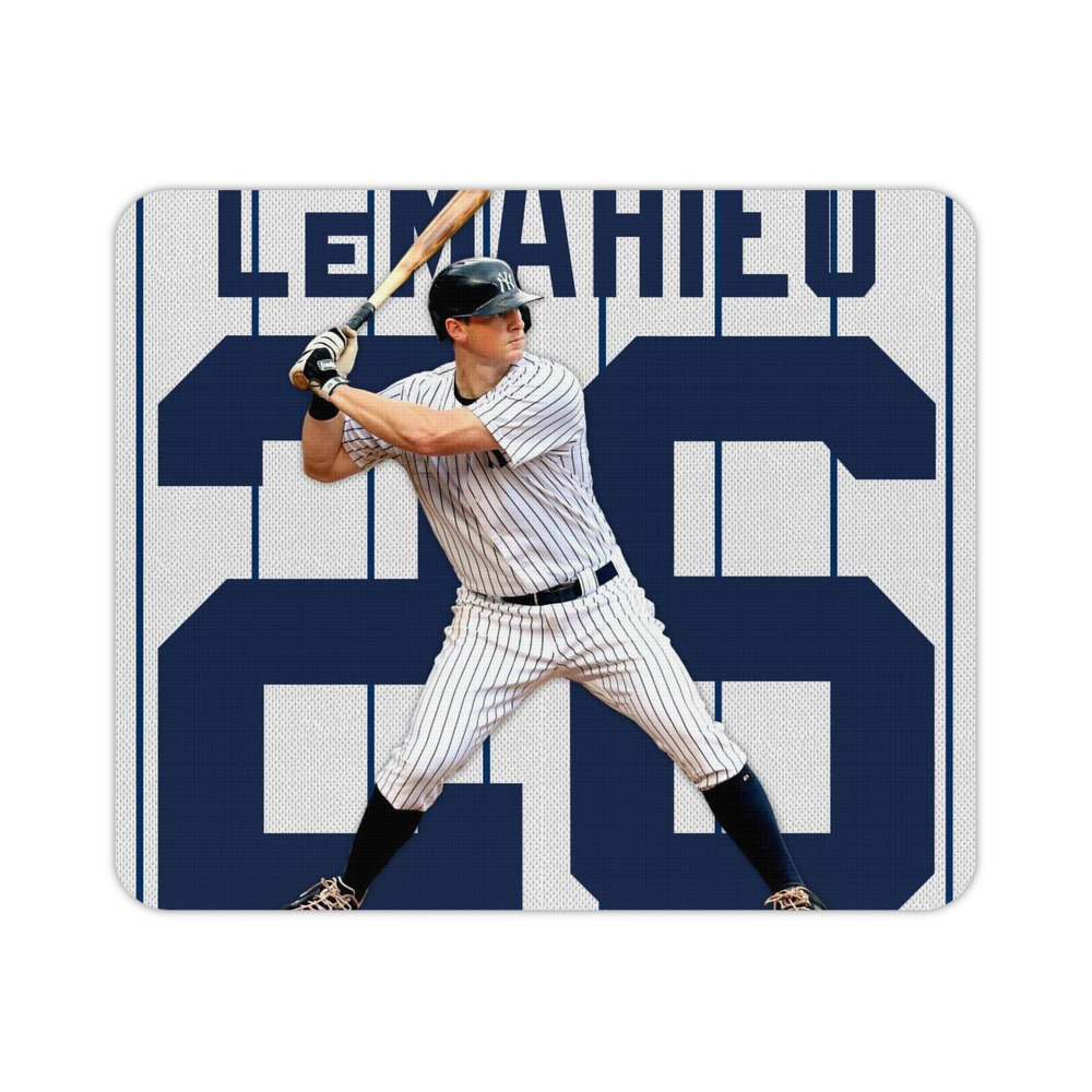 DJ Lemahieu 24 Durable Rubber Mouse Pad With Stitched Edges, Waterproof, Non-Slip Surface, Ultra-Thin Design For Gaming, Office