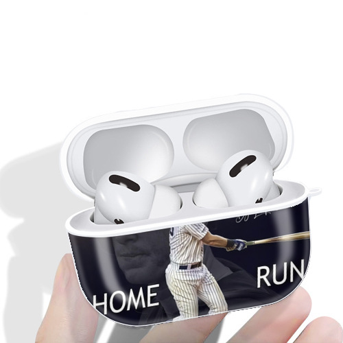 DJ Lemahieu 13 AirPods Pro Hard Case White With Keychain, Durable Flexible PC, Precise Cutouts, Anti-Fingerprint, Yellowing & Scratch Resistant, Full Protection, Washable
