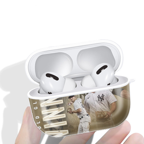 DJ Lemahieu 20 AirPods Pro Hard Case White With Keychain, Durable Flexible PC, Precise Cutouts, Anti-Fingerprint, Yellowing & Scratch Resistant, Full Protection, Washable