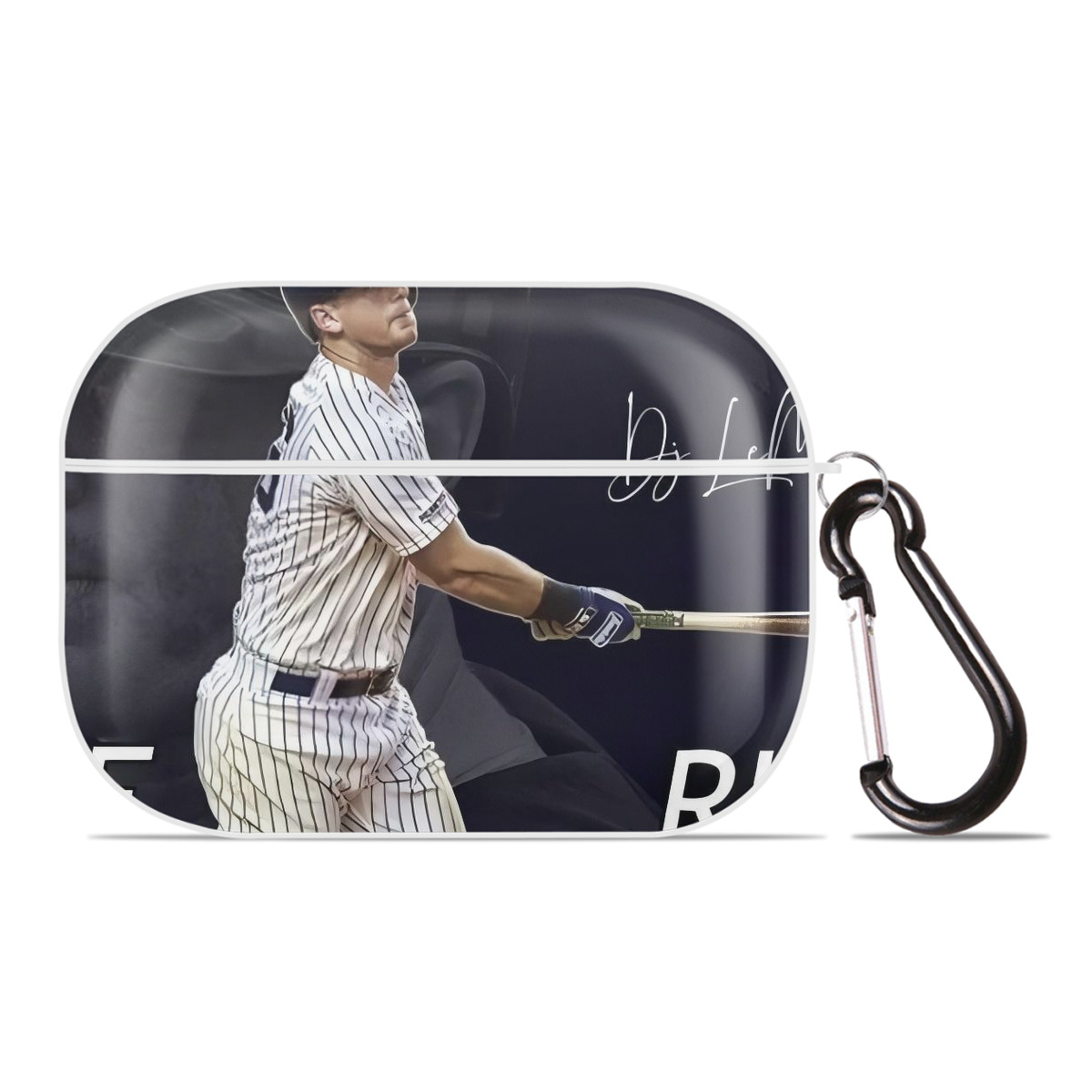 DJ Lemahieu 13 AirPods Pro Hard Case White With Keychain, Durable Flexible PC, Precise Cutouts, Anti-Fingerprint, Yellowing & Scratch Resistant, Full Protection, Washable