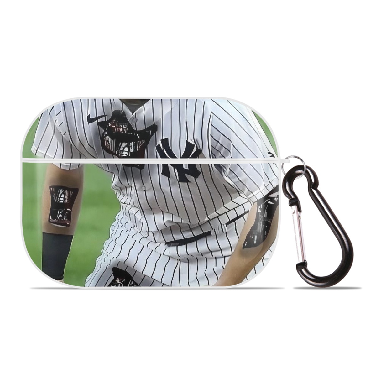 DJ Lemahieu 21 AirPods Pro Hard Case White With Keychain, Durable Flexible PC, Precise Cutouts, Anti-Fingerprint, Yellowing & Scratch Resistant, Full Protection, Washable