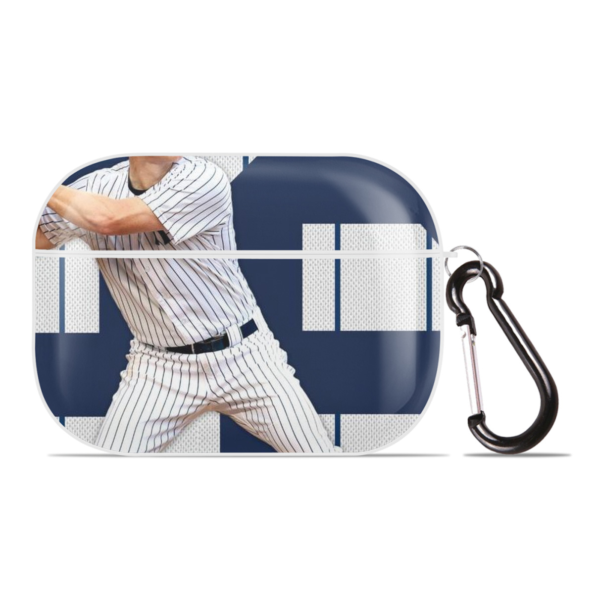 DJ Lemahieu 24 AirPods Pro Hard Case White With Keychain, Durable Flexible PC, Precise Cutouts, Anti-Fingerprint, Yellowing & Scratch Resistant, Full Protection, Washable