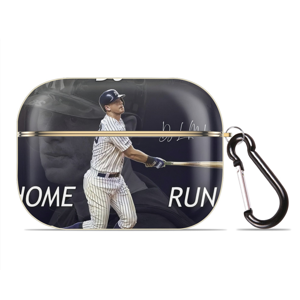 DJ Lemahieu 13 Luxury Gold AirPods Pro Case With Keychain, Flexible PC Material, Full Protection, Precise Cutouts, Anti-Fingerprint, Washable, Durable Design