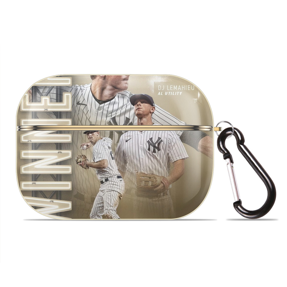DJ Lemahieu 20 Luxury Gold AirPods Pro Case With Keychain, Flexible PC Material, Full Protection, Precise Cutouts, Anti-Fingerprint, Washable, Durable Design