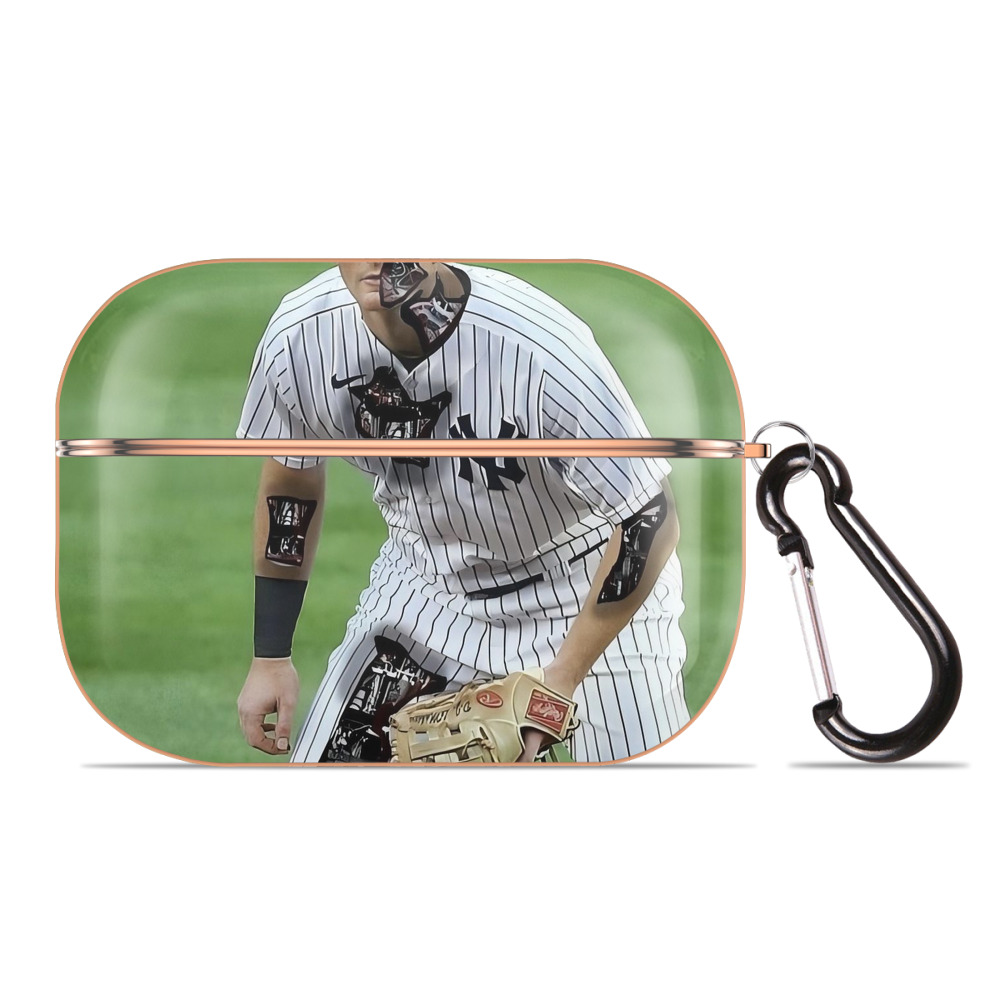 DJ Lemahieu 21 AirPods Pro Protective Case Rose Gold, Flexible PC Material, Precise Fit, Anti-Slip Cover, Full Protection, Fingerprint Resistant, Washable With Keychain