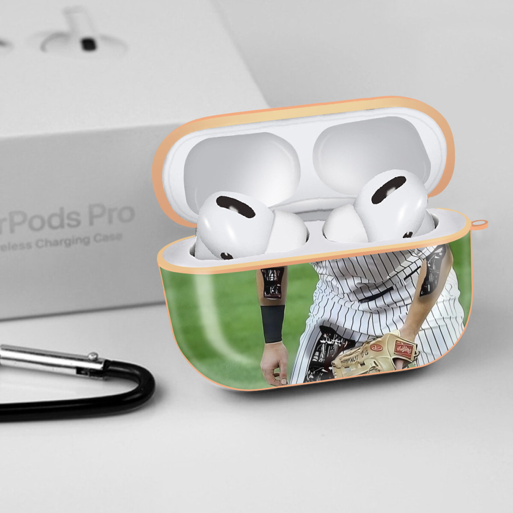 DJ Lemahieu 21 AirPods Pro Protective Case Rose Gold, Flexible PC Material, Precise Fit, Anti-Slip Cover, Full Protection, Fingerprint Resistant, Washable With Keychain