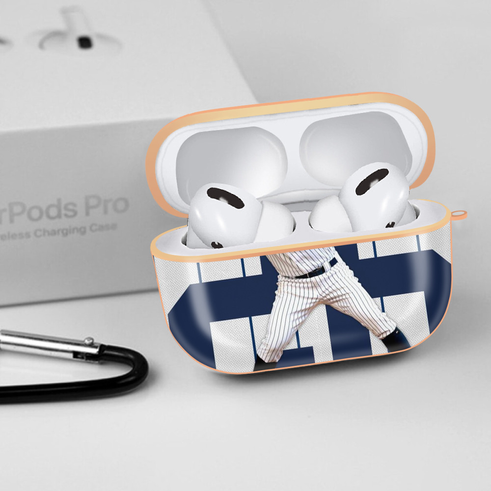 DJ Lemahieu 24 AirPods Pro Protective Case Rose Gold, Flexible PC Material, Precise Fit, Anti-Slip Cover, Full Protection, Fingerprint Resistant, Washable With Keychain