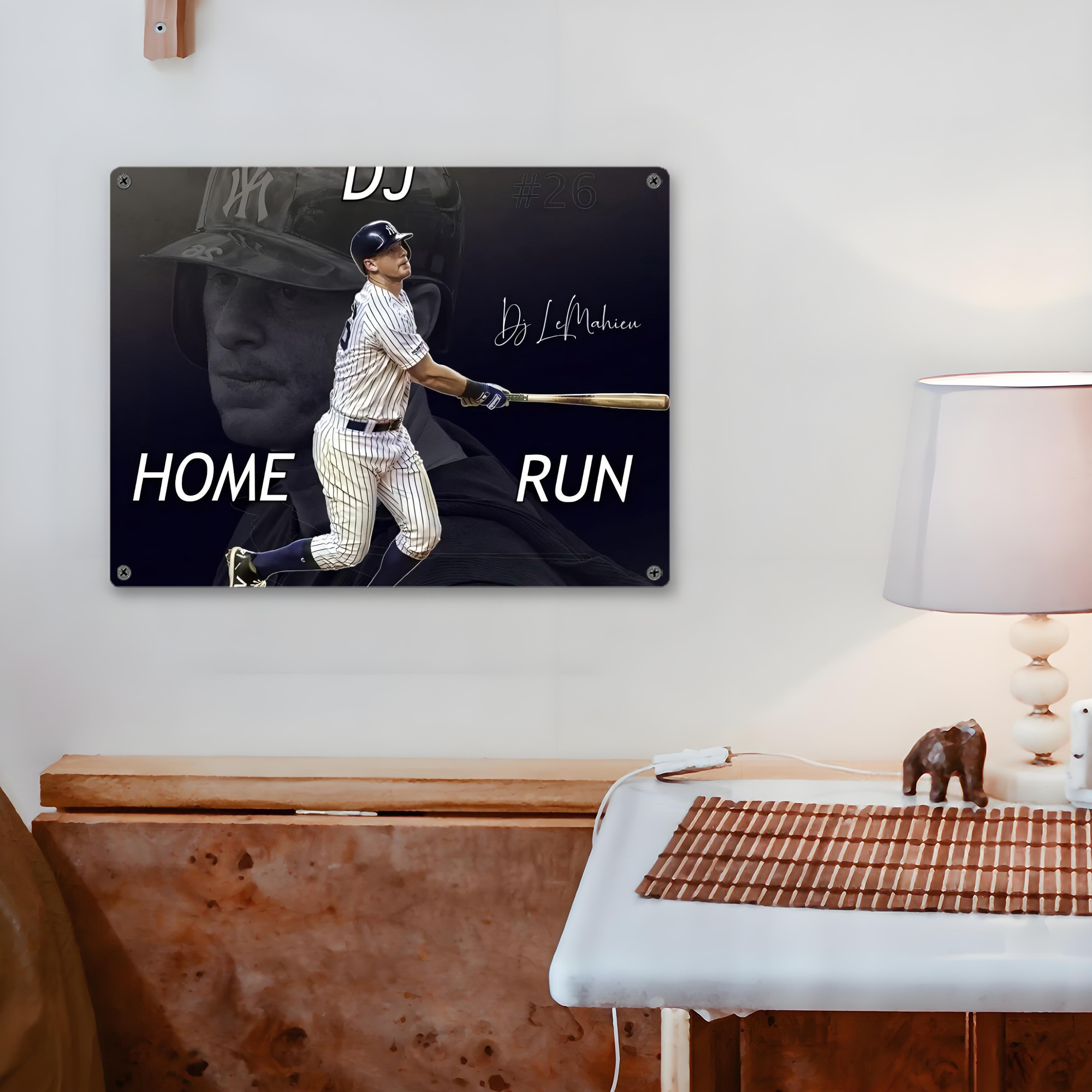 DJ Lemahieu 13 Vintage Metal Tin Sign 16x12 – Full-Print Iron Wall Decor – Durable, Fade-Resistant – Easy To Hang – Ideal For Home, Bar, Kitchen & Office Decor