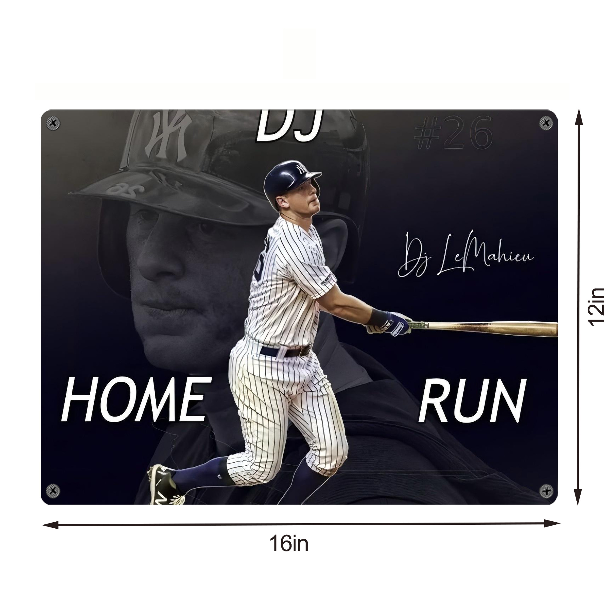 DJ Lemahieu 13 Vintage Metal Tin Sign 16x12 – Full-Print Iron Wall Decor – Durable, Fade-Resistant – Easy To Hang – Ideal For Home, Bar, Kitchen & Office Decor