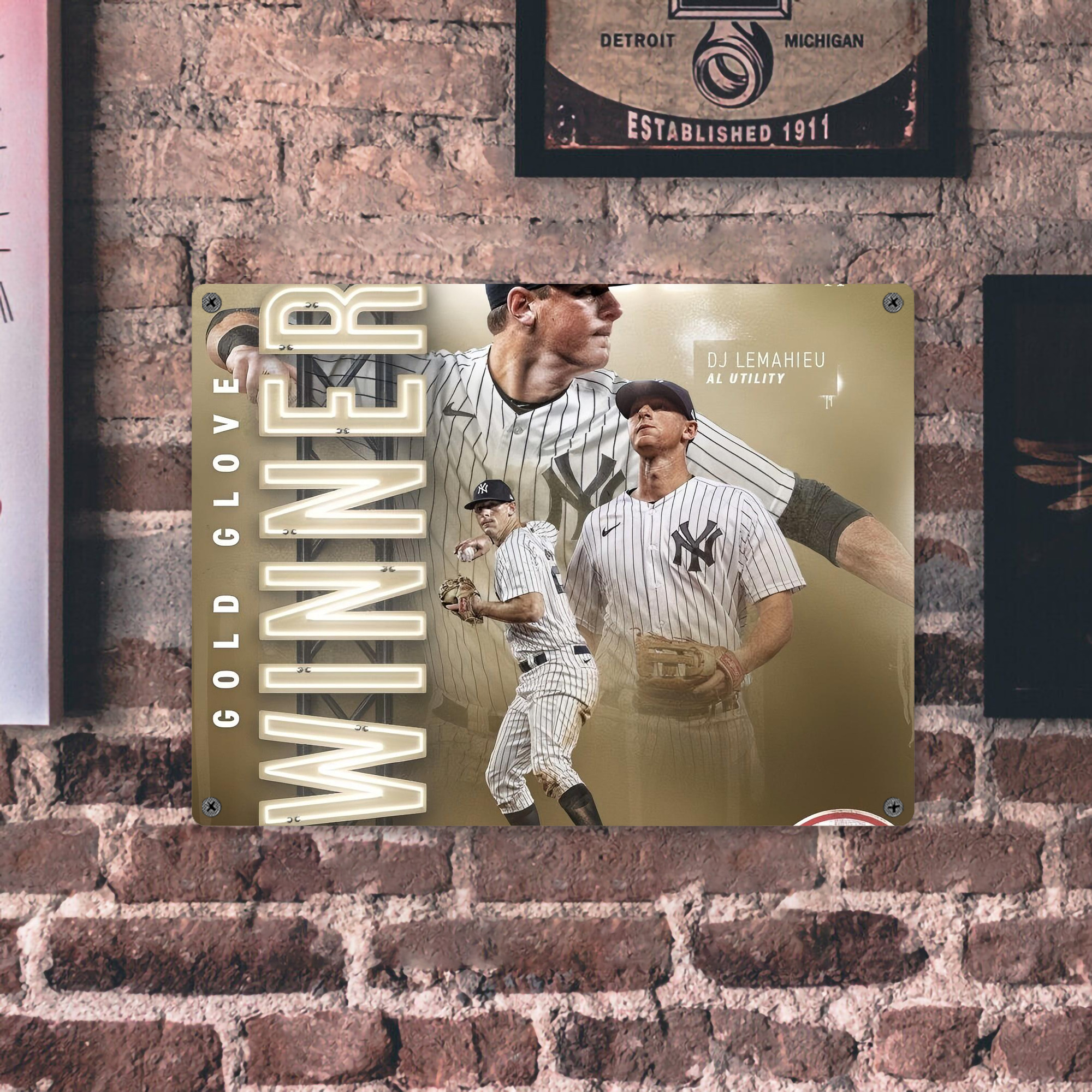 DJ Lemahieu 20 Vintage Metal Tin Sign 16x12 – Full-Print Iron Wall Decor – Durable, Fade-Resistant – Easy To Hang – Ideal For Home, Bar, Kitchen & Office Decor