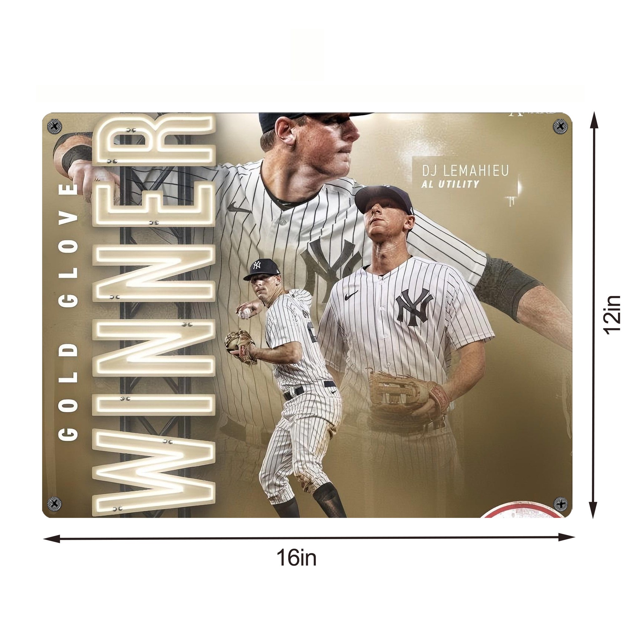 DJ Lemahieu 20 Vintage Metal Tin Sign 16x12 – Full-Print Iron Wall Decor – Durable, Fade-Resistant – Easy To Hang – Ideal For Home, Bar, Kitchen & Office Decor