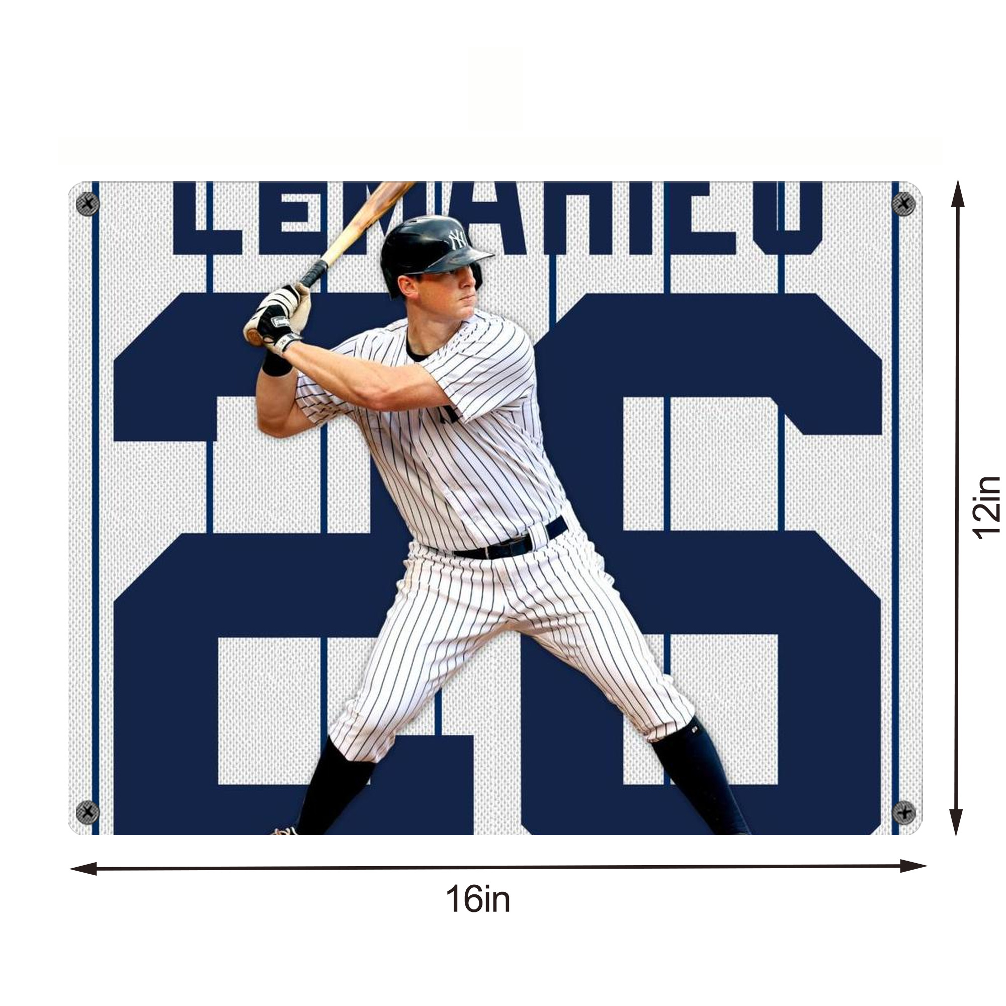 DJ Lemahieu 24 Vintage Metal Tin Sign 16x12 – Full-Print Iron Wall Decor – Durable, Fade-Resistant – Easy To Hang – Ideal For Home, Bar, Kitchen & Office Decor