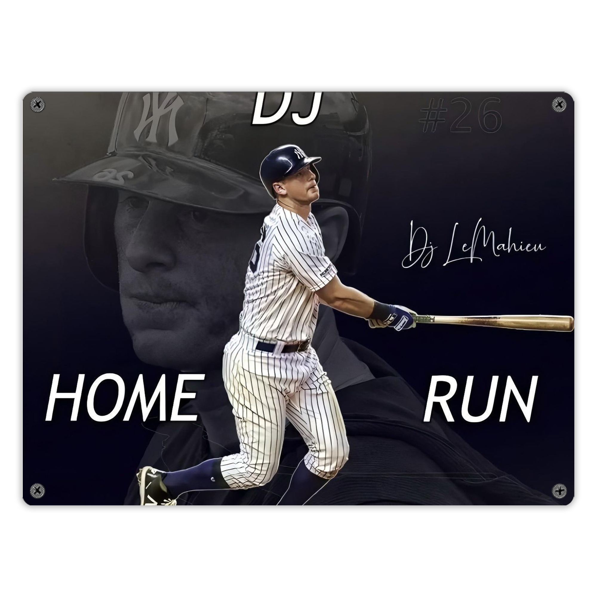 DJ Lemahieu 13 Vintage Metal Tin Sign 16x12 – Full-Print Iron Wall Decor – Durable, Fade-Resistant – Easy To Hang – Ideal For Home, Bar, Kitchen & Office Decor