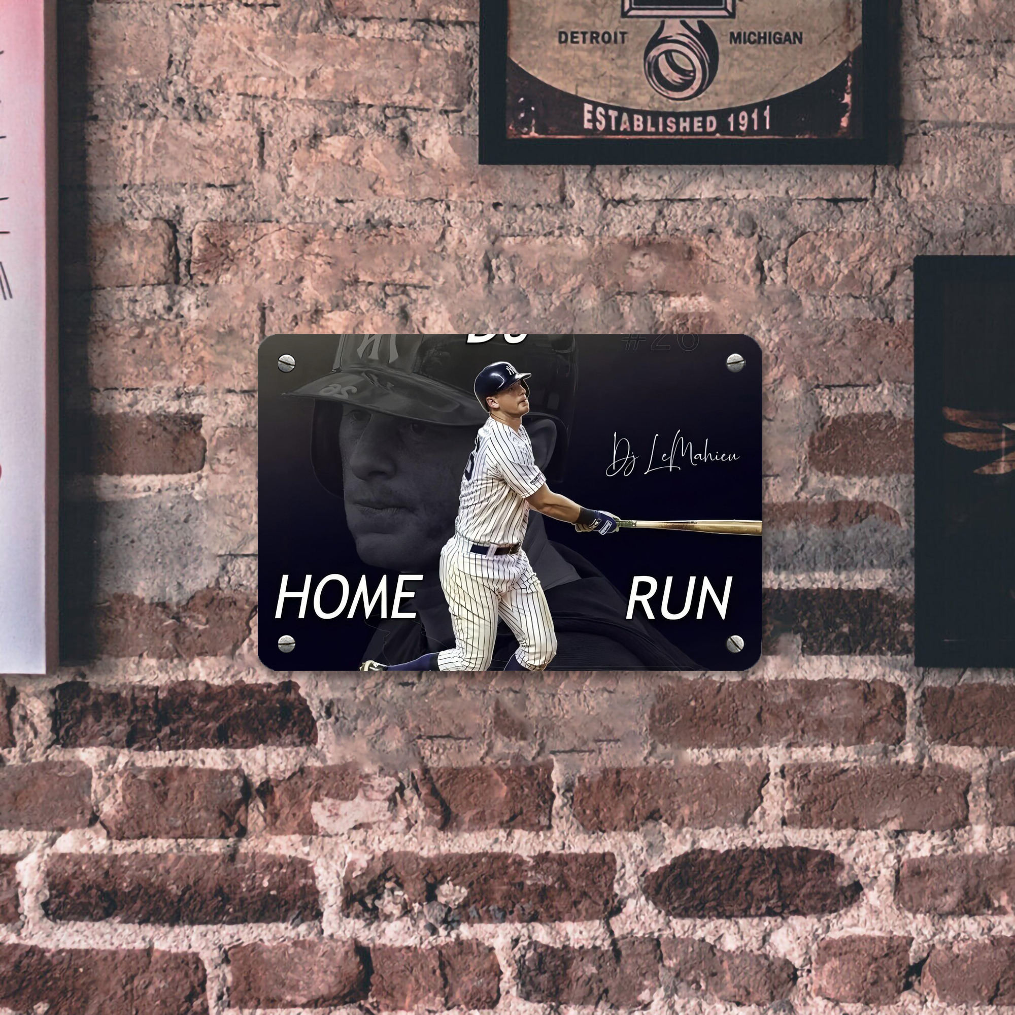 DJ Lemahieu 13 Metal Tin Sign 12x8inch - Premium Full-Print Decorative Wall Art, Durable Rust-Resistant Metal Plaque For Living Room, Bedroom, Kitchen, Office, Bar Décor