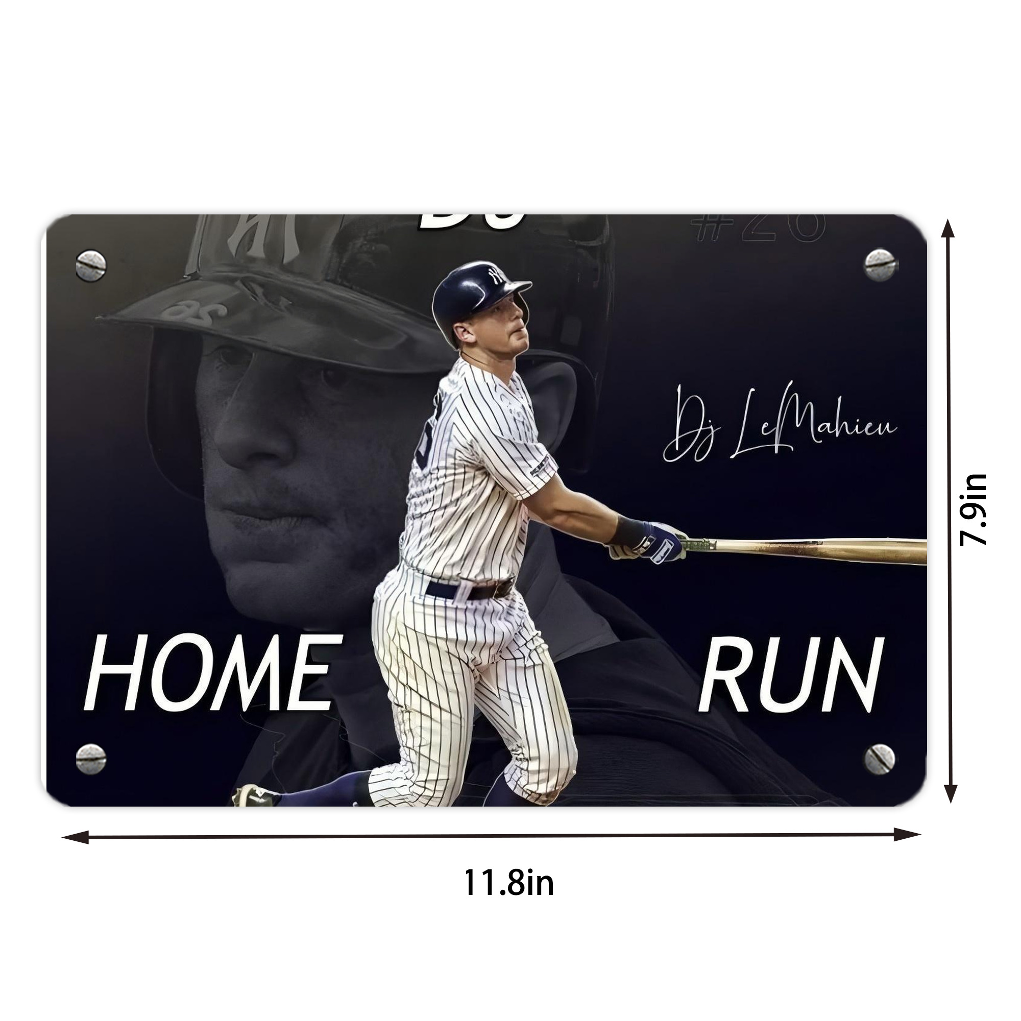 DJ Lemahieu 13 Metal Tin Sign 12x8inch - Premium Full-Print Decorative Wall Art, Durable Rust-Resistant Metal Plaque For Living Room, Bedroom, Kitchen, Office, Bar Décor