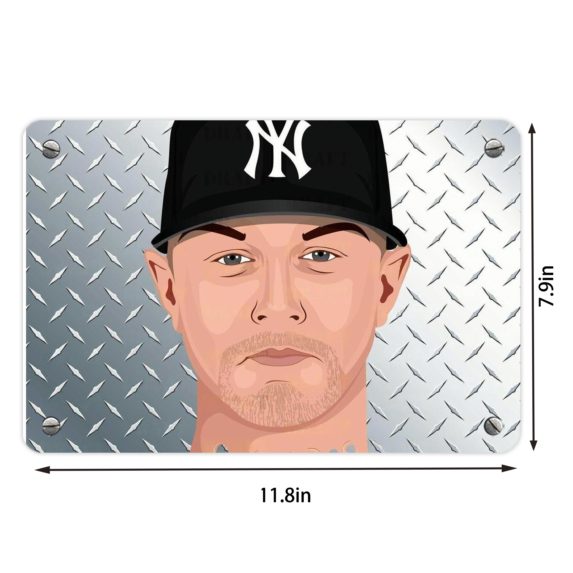 DJ Lemahieu 16 Metal Tin Sign 12x8inch - Premium Full-Print Decorative Wall Art, Durable Rust-Resistant Metal Plaque For Living Room, Bedroom, Kitchen, Office, Bar Décor