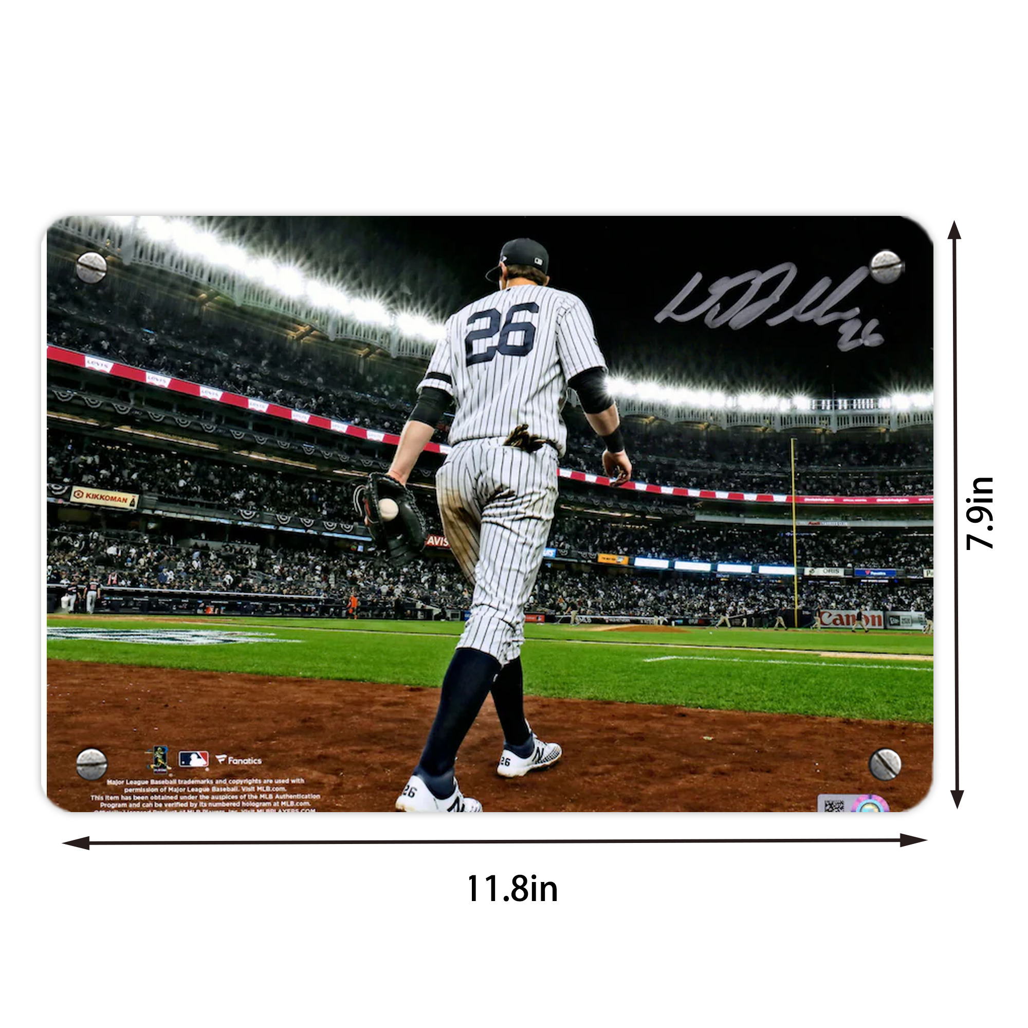 DJ Lemahieu 22 Metal Tin Sign 12x8inch - Premium Full-Print Decorative Wall Art, Durable Rust-Resistant Metal Plaque For Living Room, Bedroom, Kitchen, Office, Bar Décor