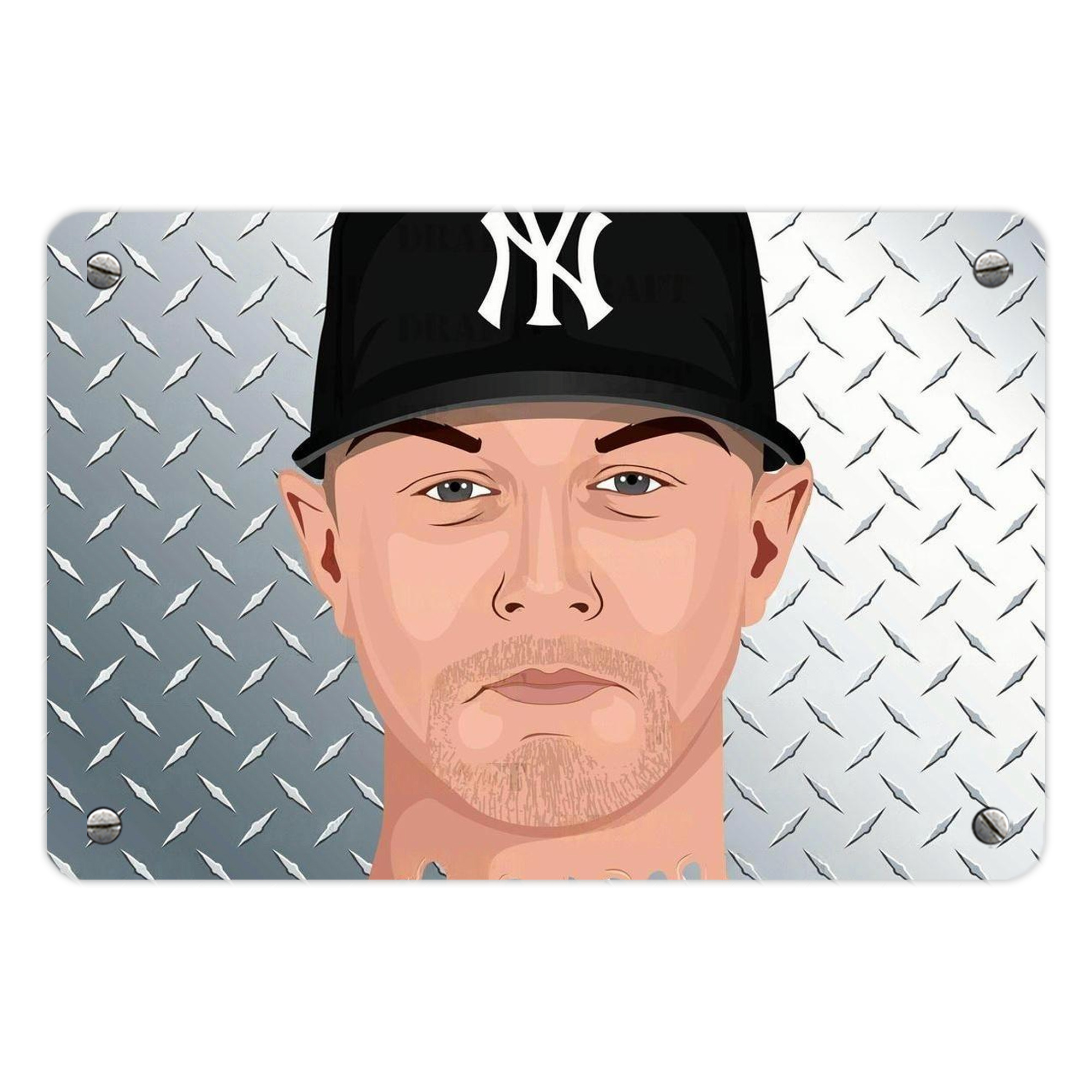 DJ Lemahieu 16 Metal Tin Sign 12x8inch - Premium Full-Print Decorative Wall Art, Durable Rust-Resistant Metal Plaque For Living Room, Bedroom, Kitchen, Office, Bar Décor