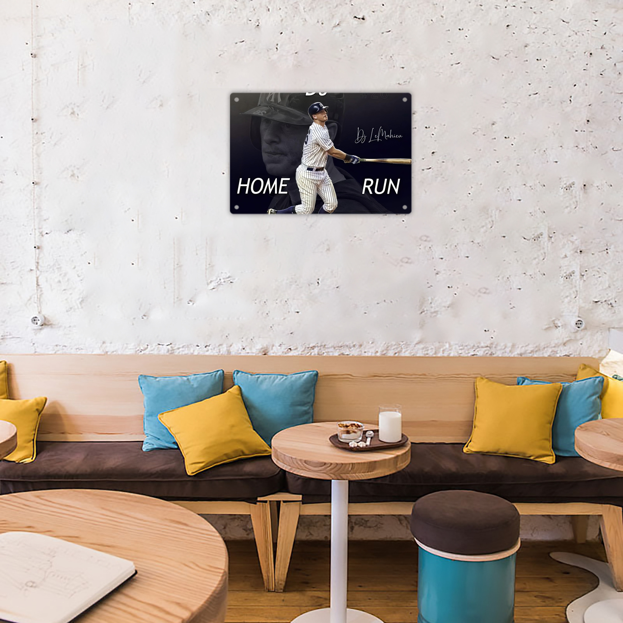 DJ Lemahieu 13 Decorative Aluminum Plaque – Horizontal Design – Durable, Stylish, Easy To Install – Ideal For Home, Office, Bar, And More