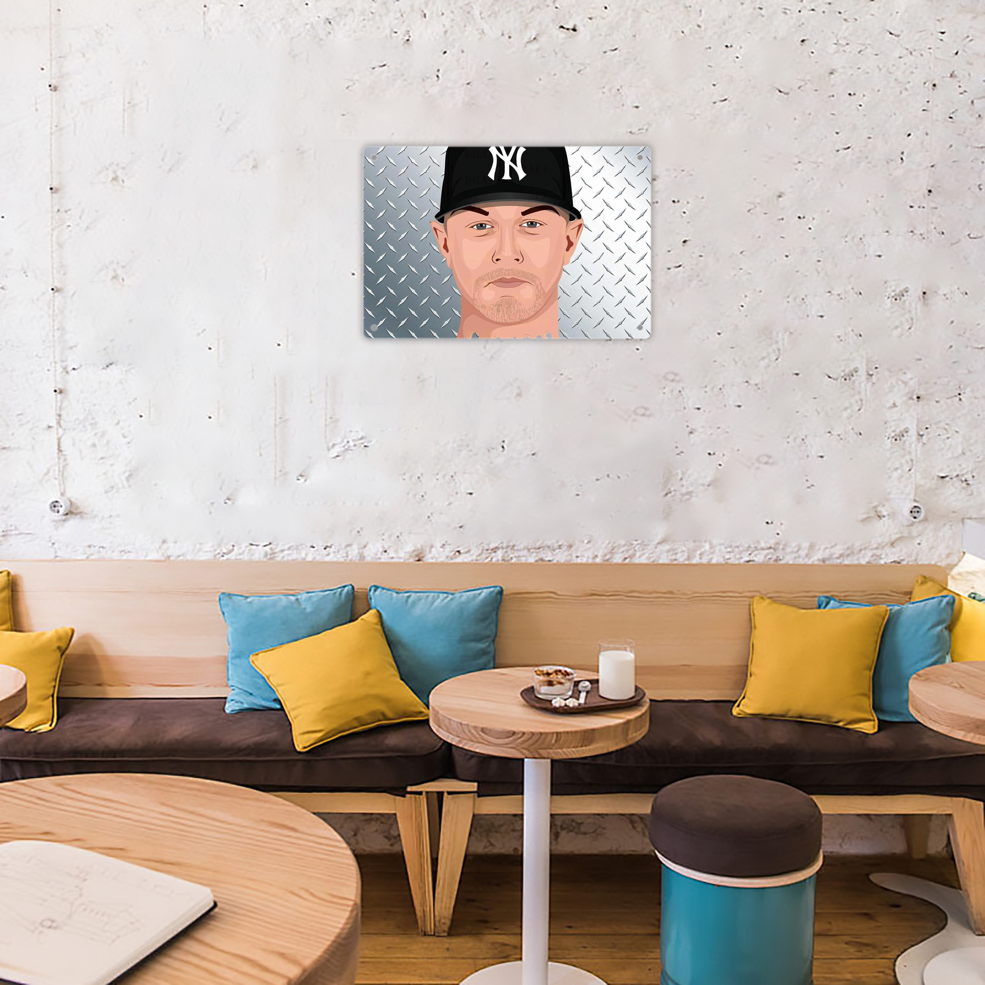 DJ Lemahieu 16 Decorative Aluminum Plaque – Horizontal Design – Durable, Stylish, Easy To Install – Ideal For Home, Office, Bar, And More