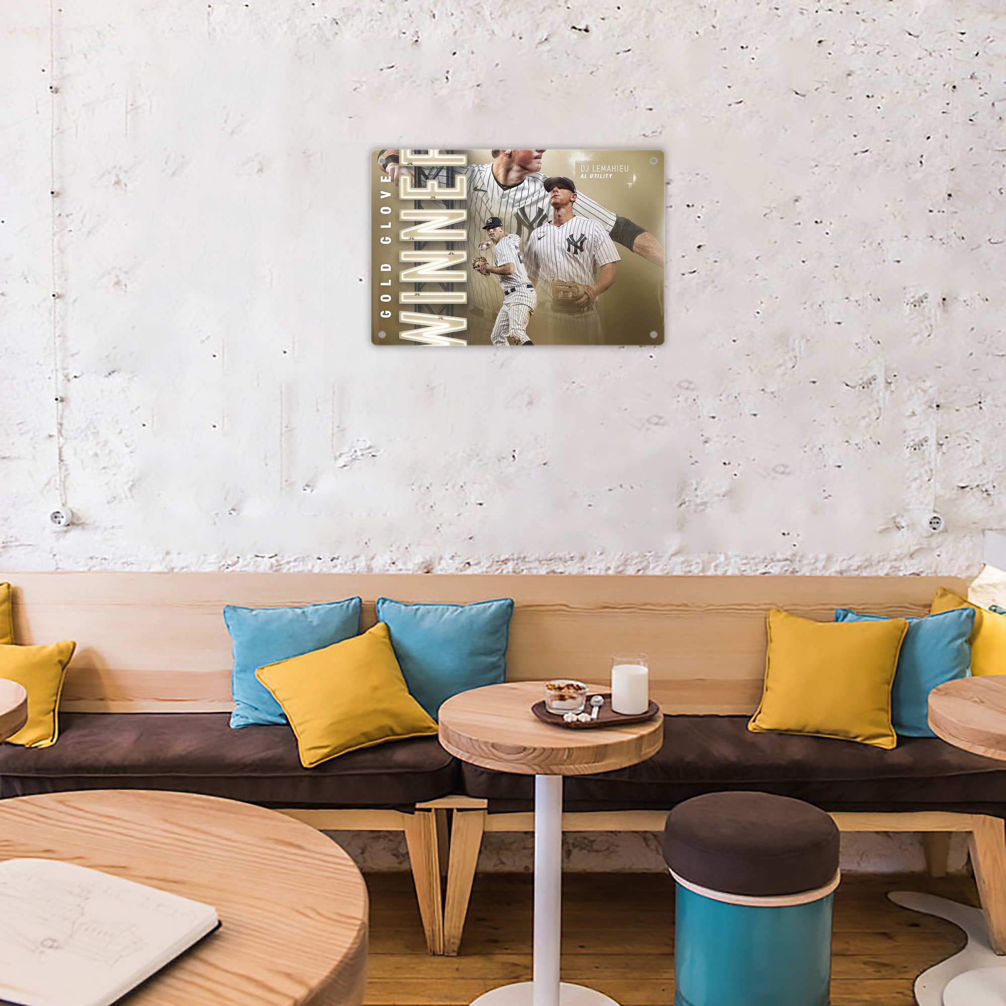 DJ Lemahieu 20 Decorative Aluminum Plaque – Horizontal Design – Durable, Stylish, Easy To Install – Ideal For Home, Office, Bar, And More