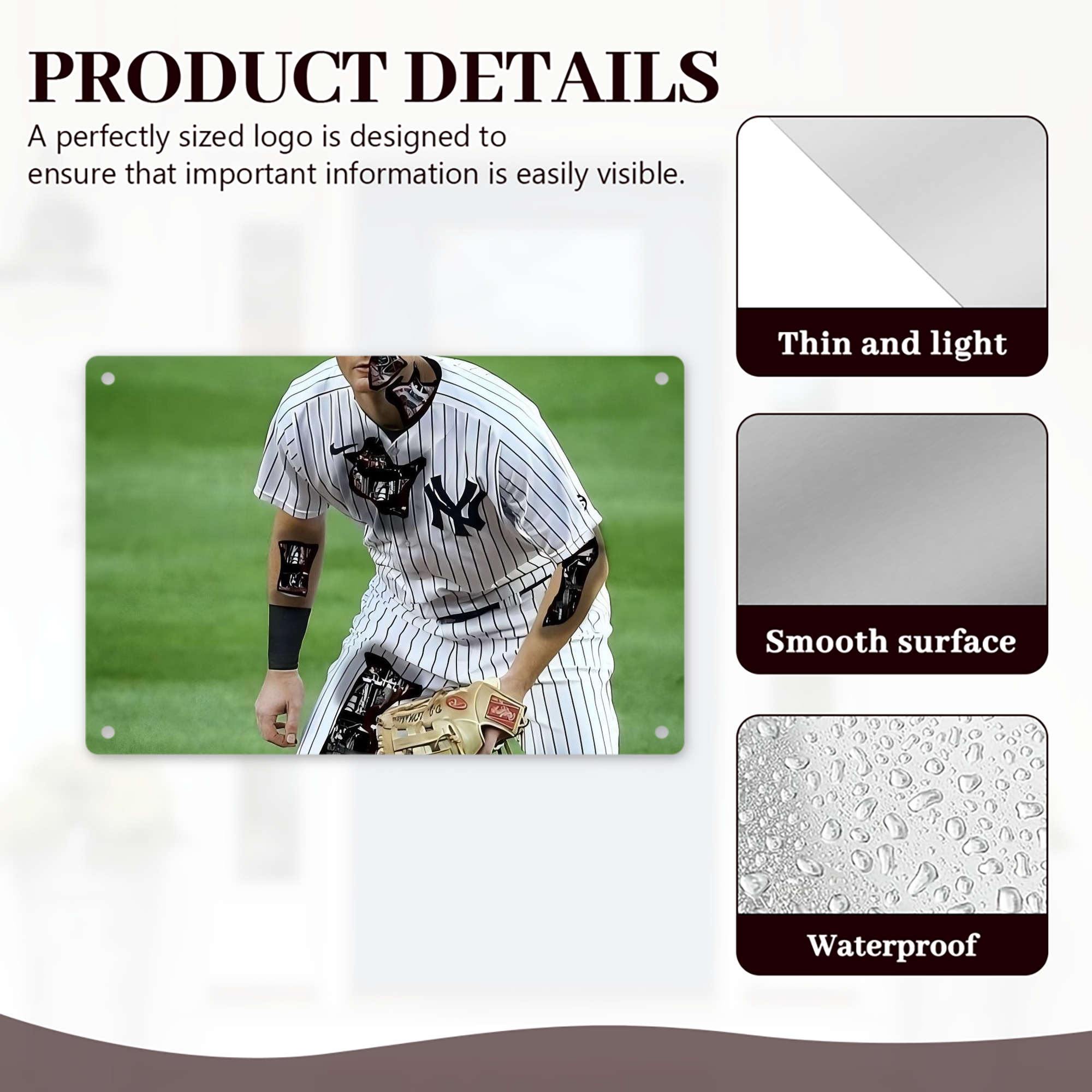 DJ Lemahieu 21 Decorative Aluminum Plaque – Horizontal Design – Durable, Stylish, Easy To Install – Ideal For Home, Office, Bar, And More