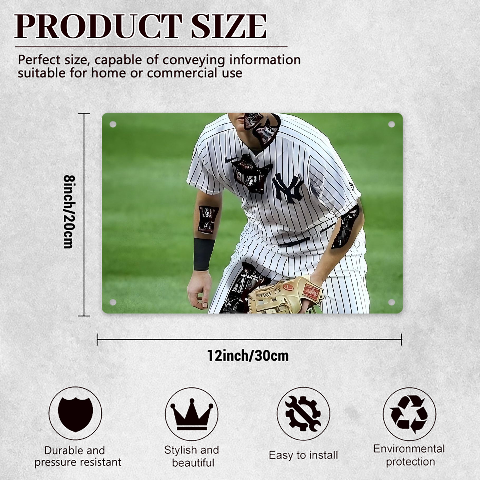 DJ Lemahieu 21 Decorative Aluminum Plaque – Horizontal Design – Durable, Stylish, Easy To Install – Ideal For Home, Office, Bar, And More