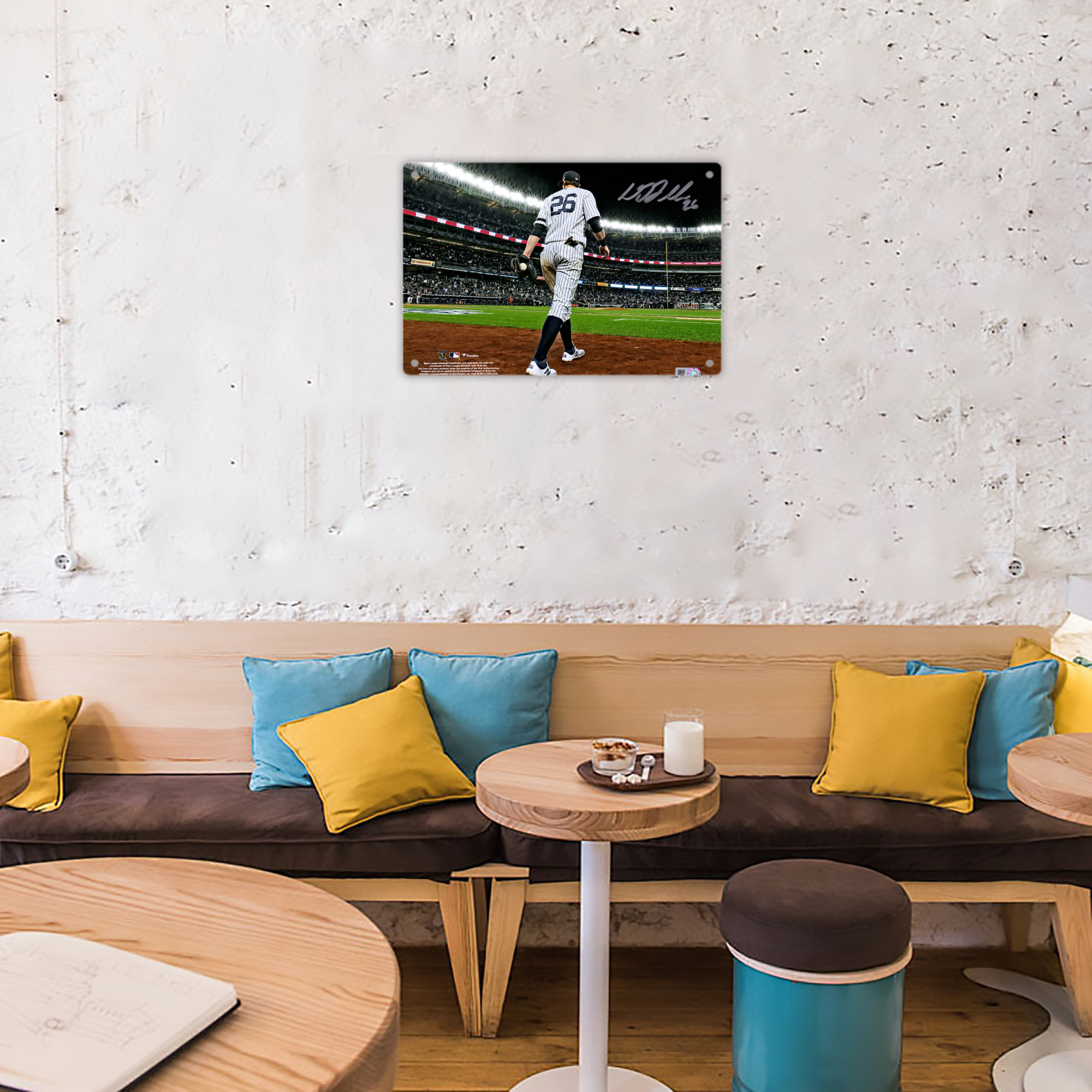 DJ Lemahieu 22 Decorative Aluminum Plaque – Horizontal Design – Durable, Stylish, Easy To Install – Ideal For Home, Office, Bar, And More