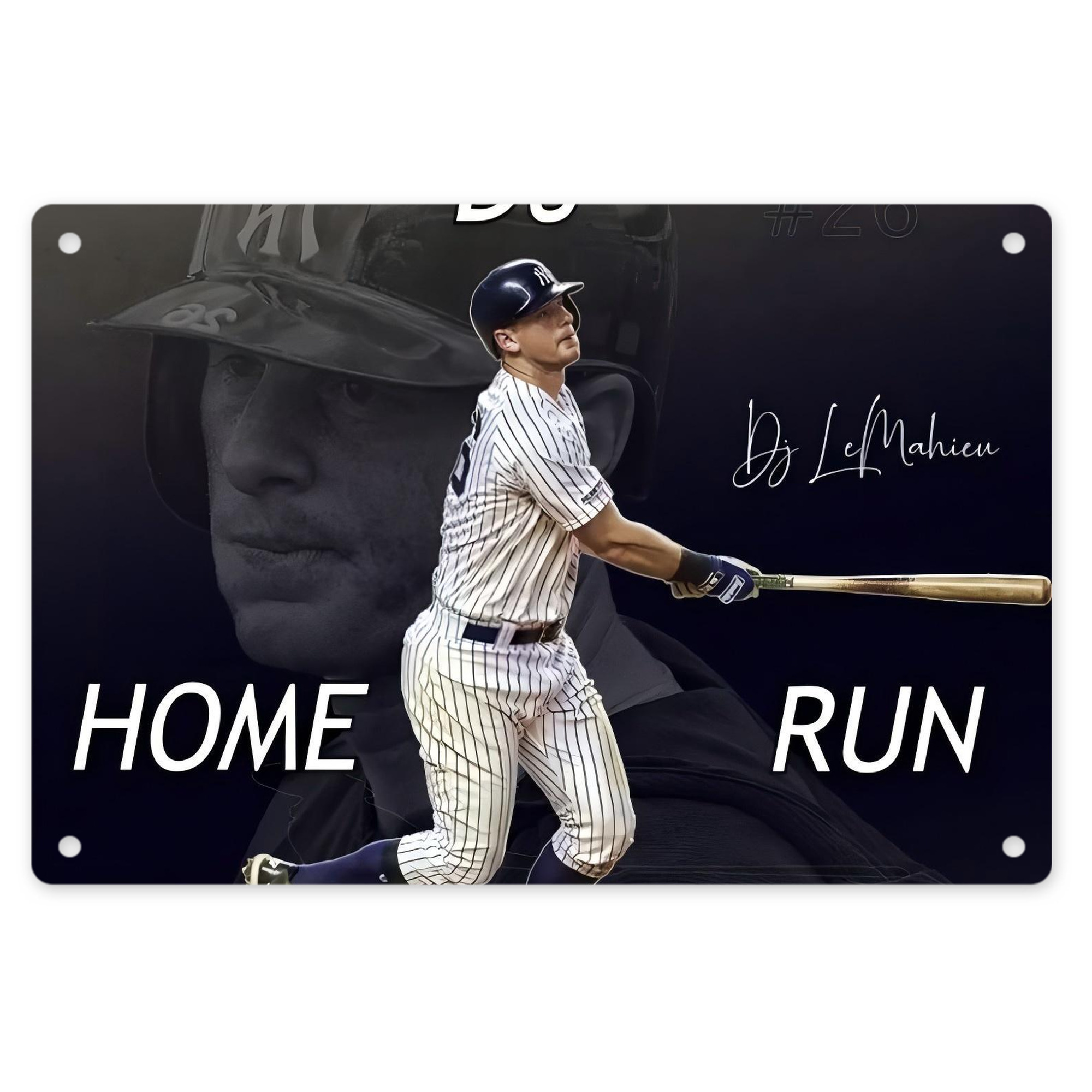 DJ Lemahieu 13 Decorative Aluminum Plaque – Horizontal Design – Durable, Stylish, Easy To Install – Ideal For Home, Office, Bar, And More