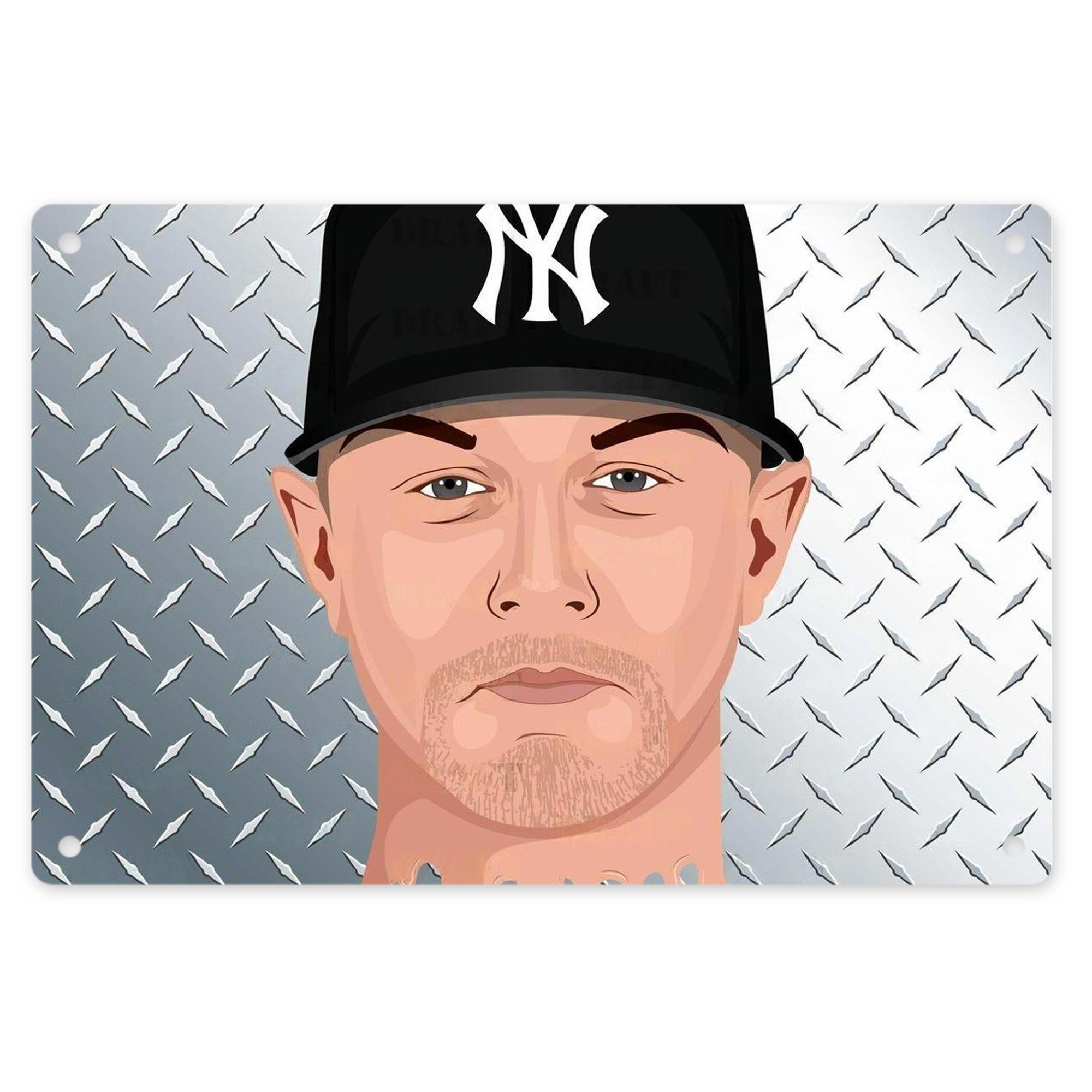 DJ Lemahieu 16 Decorative Aluminum Plaque – Horizontal Design – Durable, Stylish, Easy To Install – Ideal For Home, Office, Bar, And More