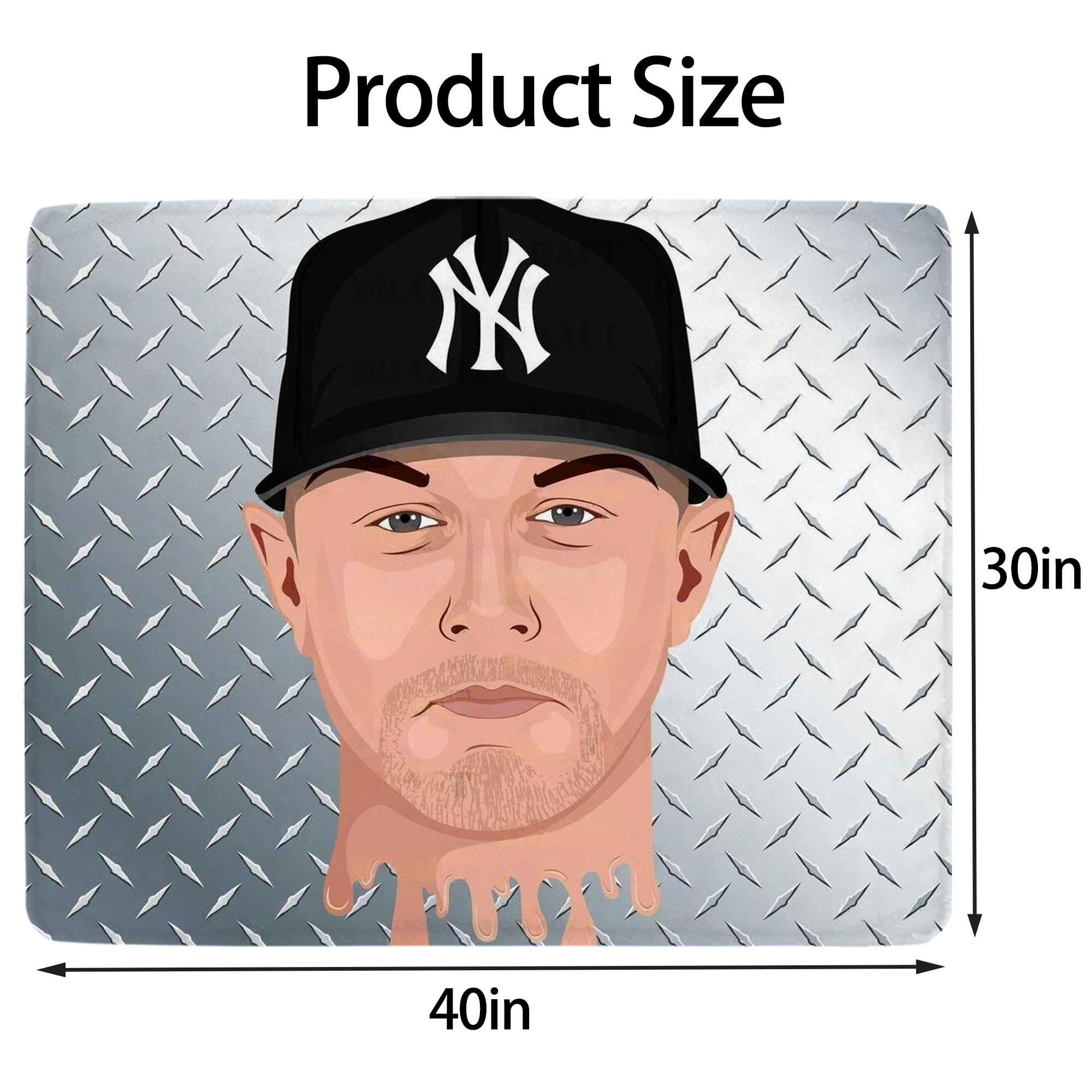 DJ Lemahieu 16 Soft Plush Fleece Blanket 30x40 Inch - 300GSM Flannel, Ultra Soft & Warm, Lightweight & Durable, Perfect For Kids, Adults, Couch, Bed, Camping, Travel, Gift For Family & Friends