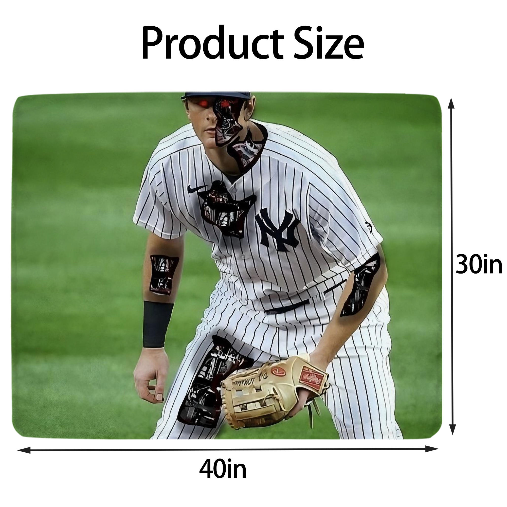 DJ Lemahieu 21 Soft Plush Fleece Blanket 30x40 Inch - 300GSM Flannel, Ultra Soft & Warm, Lightweight & Durable, Perfect For Kids, Adults, Couch, Bed, Camping, Travel, Gift For Family & Friends