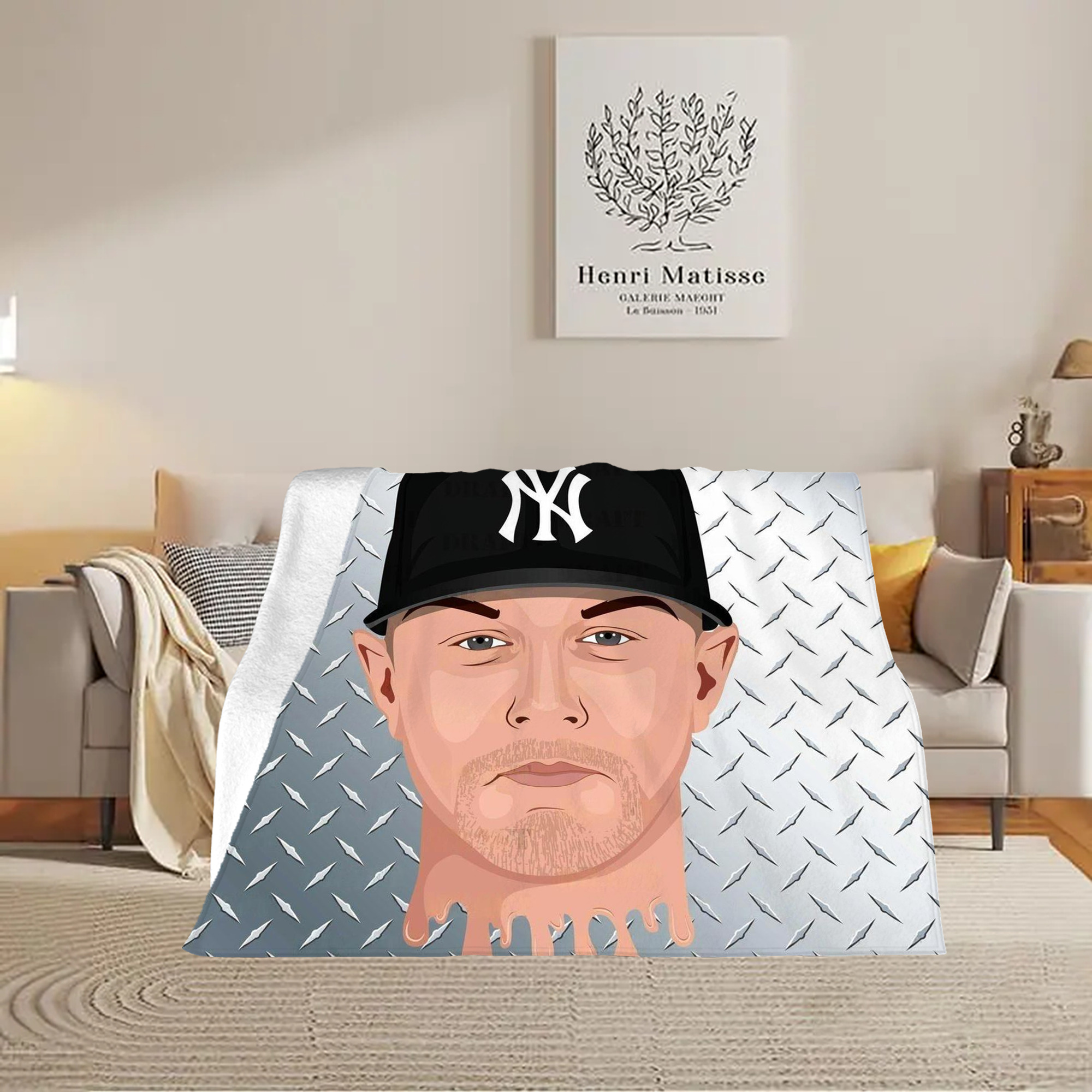 DJ Lemahieu 16 Soft Plush Fleece Blanket 30x40 Inch - 300GSM Flannel, Ultra Soft & Warm, Lightweight & Durable, Perfect For Kids, Adults, Couch, Bed, Camping, Travel, Gift For Family & Friends