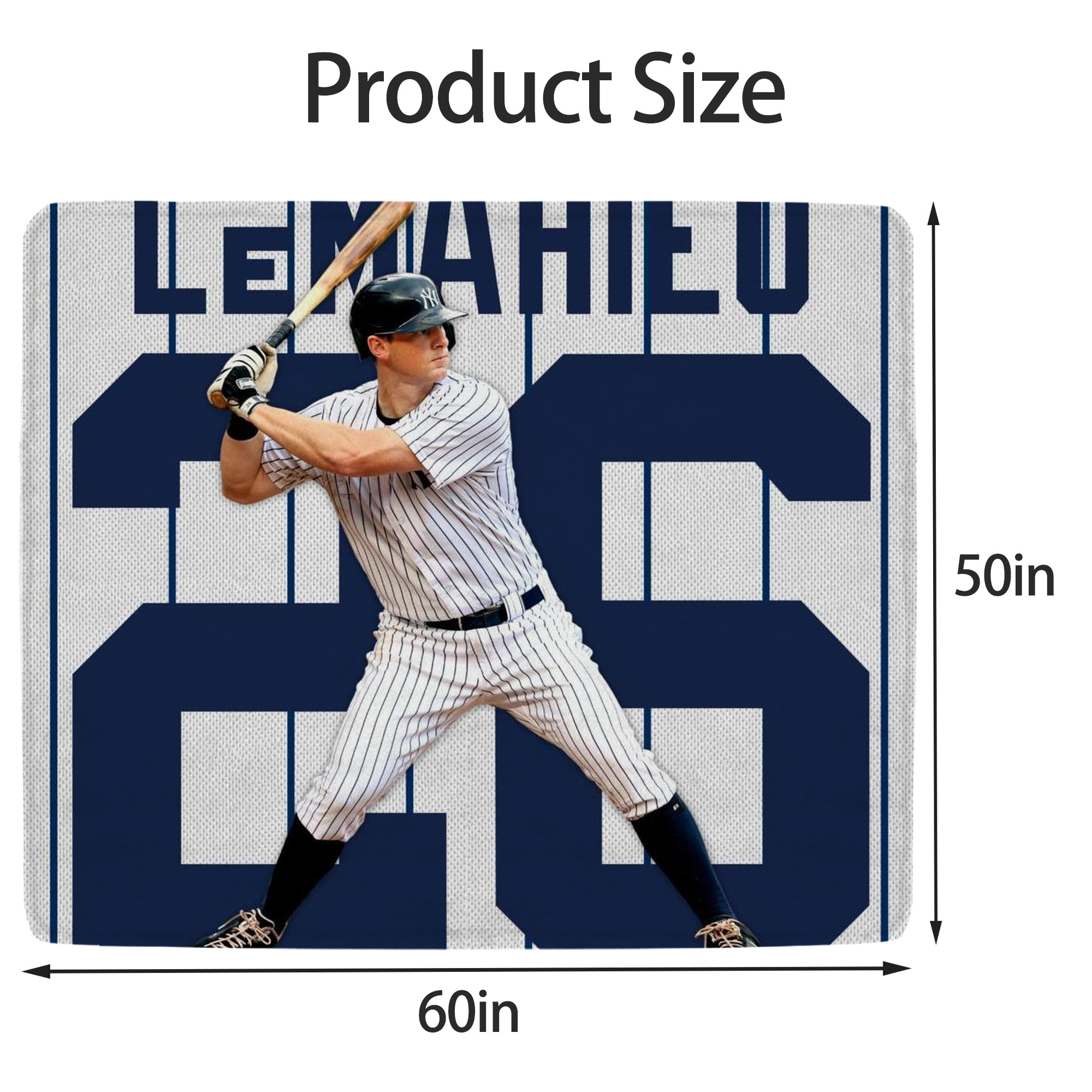 DJ Lemahieu 24 Soft Fleece Throw Blanket 50 X 60 Inch – Super Soft, Lightweight, And Durable – Perfect For Sofa, Bed, Camping, And More – Ideal Gift For Family And Friends
