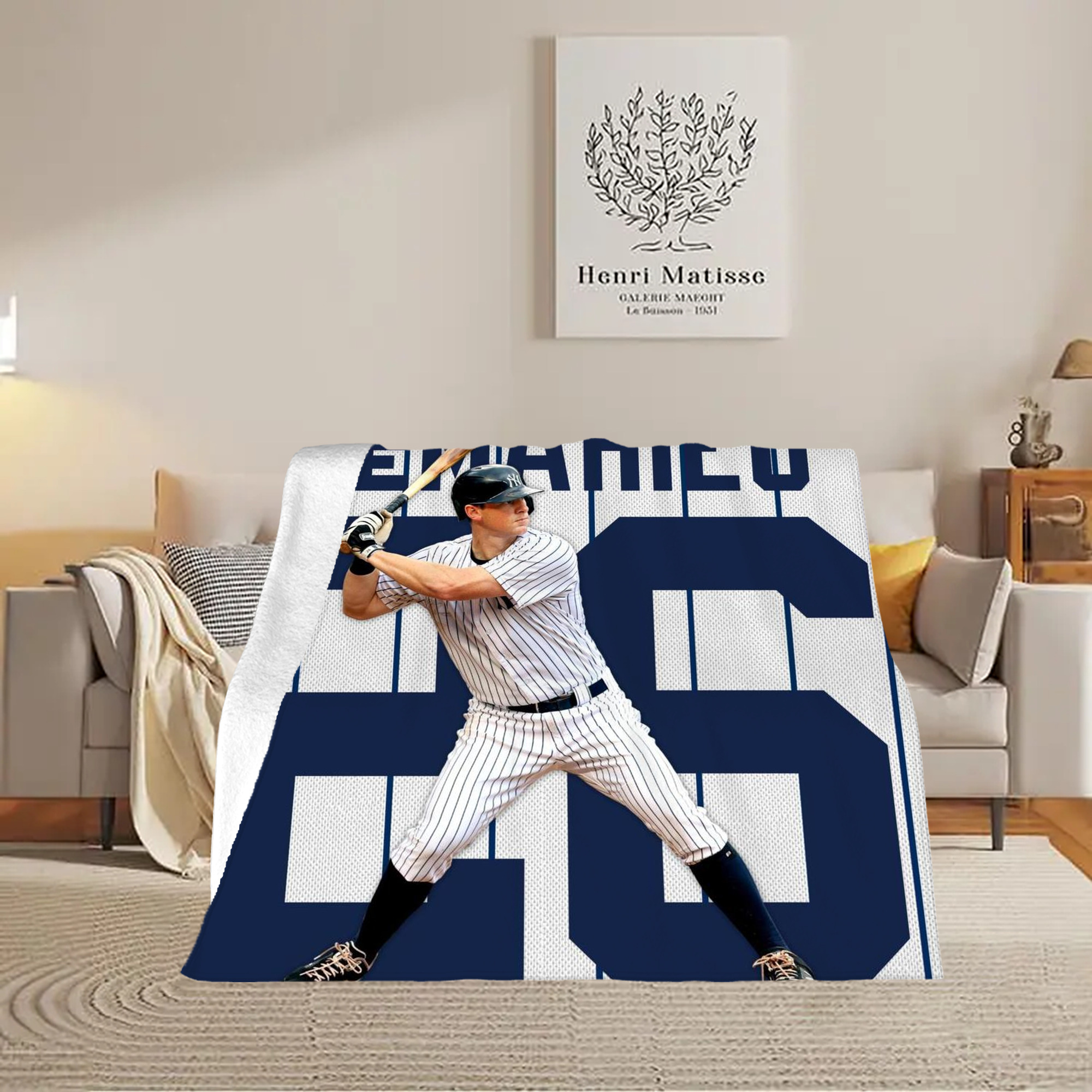 DJ Lemahieu 24 Soft Fleece Throw Blanket 50 X 60 Inch – Super Soft, Lightweight, And Durable – Perfect For Sofa, Bed, Camping, And More – Ideal Gift For Family And Friends