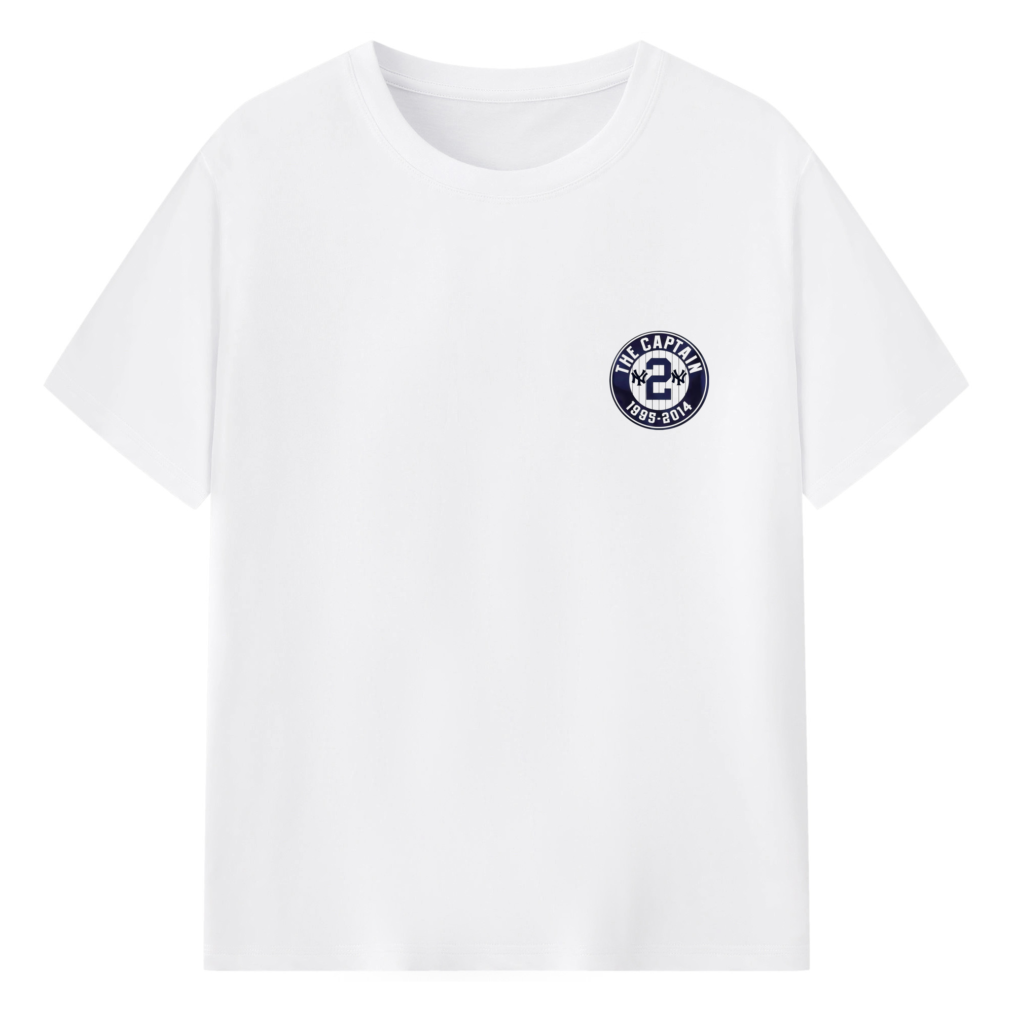 Derek Jeter 7 180g Cotton T-Shirt With Front Heat Transfer Print – Soft, Lightweight, Fitted Design – Comfortable Casual Wear For Sports & Everyday Use