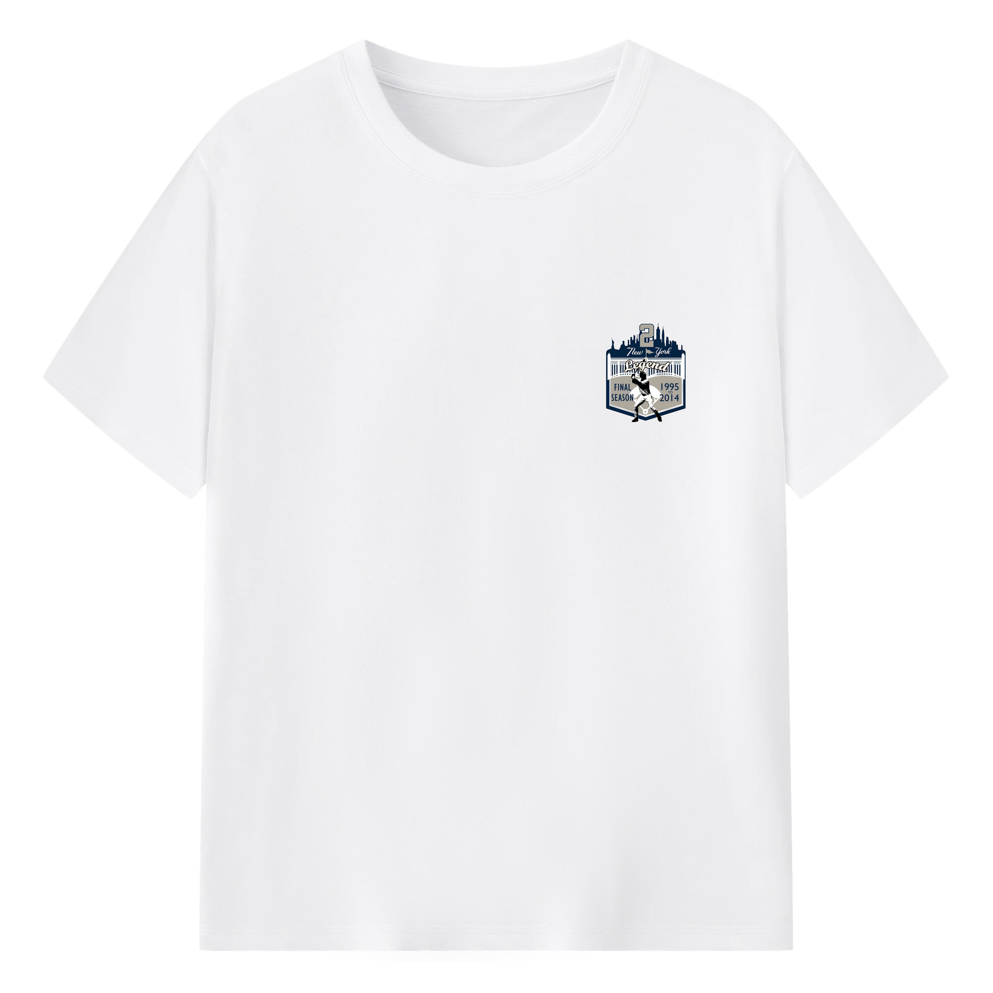 Derek Jeter 14 180g Cotton T-Shirt With Front Heat Transfer Print – Soft, Lightweight, Fitted Design – Comfortable Casual Wear For Sports & Everyday Use