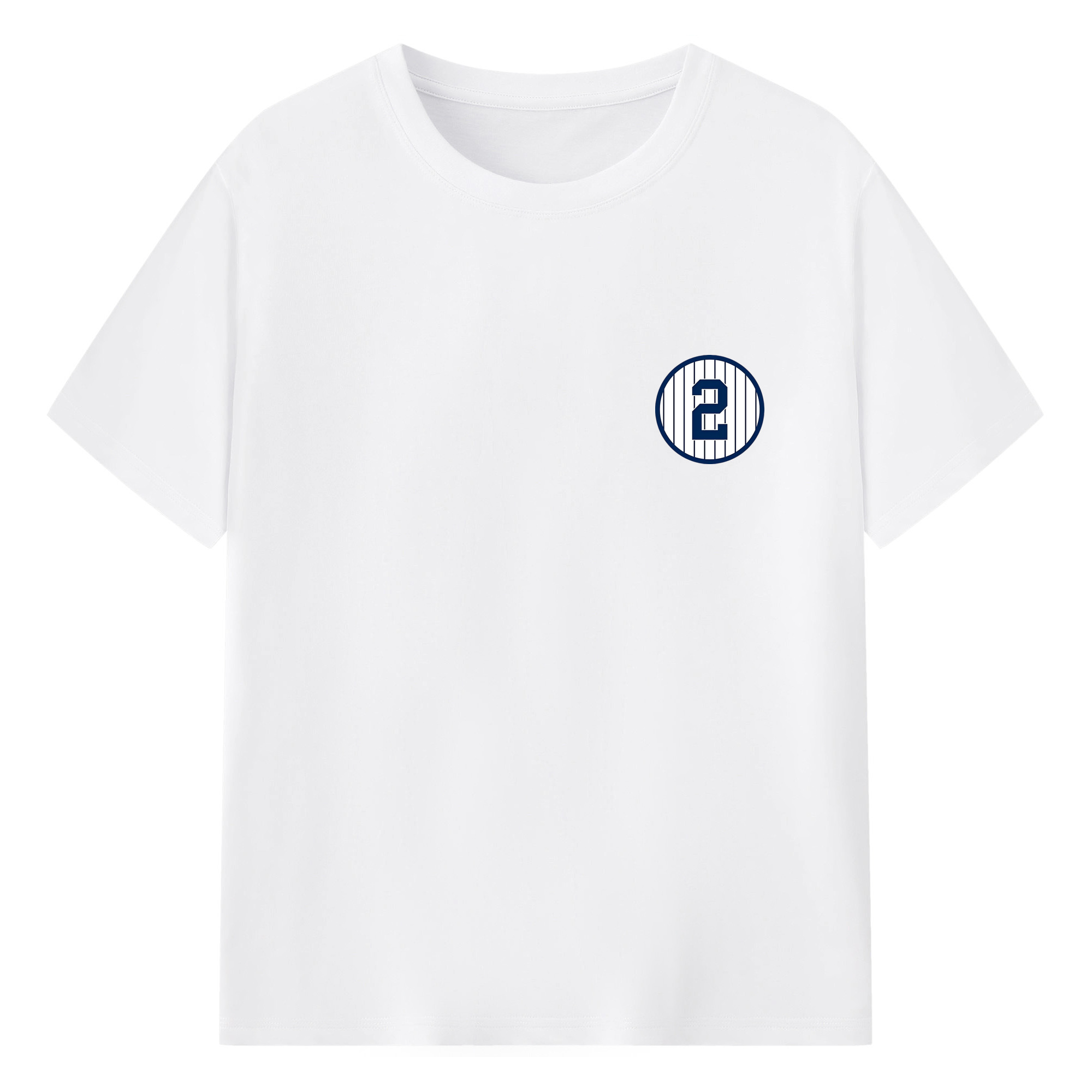 Derek Jeter 5 Combed Cotton T-Shirt 180g With Front Heat Transfer Print – Soft, Lightweight, Fitted Design – Stylish Casual Wear For Sports & Everyday Use