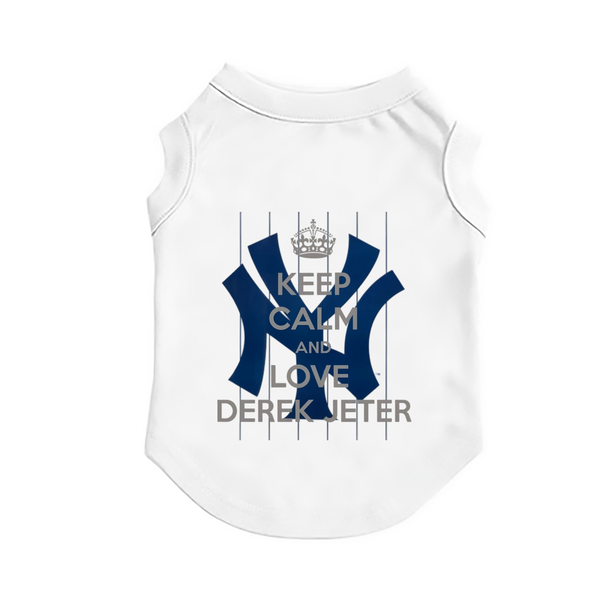 Derek Jeter 6 Pet Vest – Durable Polyester With Heat Transfer Print – Comfortable And Stylish