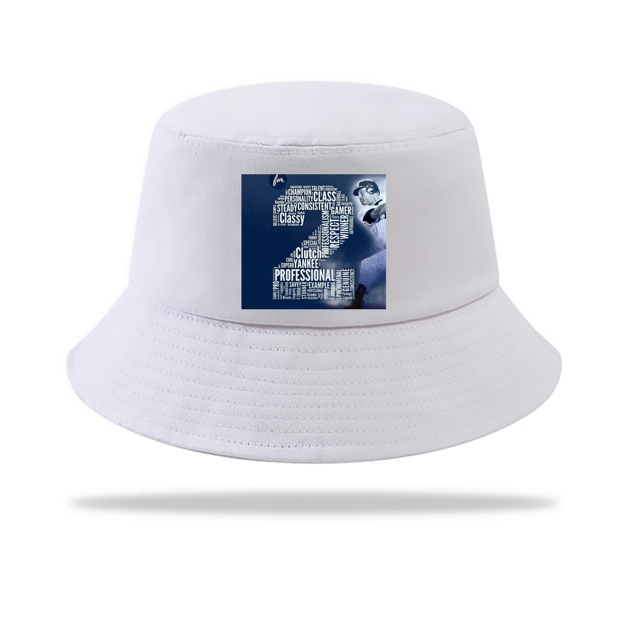 Derek Jeter 10 Outdoor Sun Protection Bucket Hat – Lightweight Breathable Knit & Woven Fabric – Ergonomic Wide Brim, Sweat-Absorbent, Stylish & Comfortable For Sports And Everyday Wear