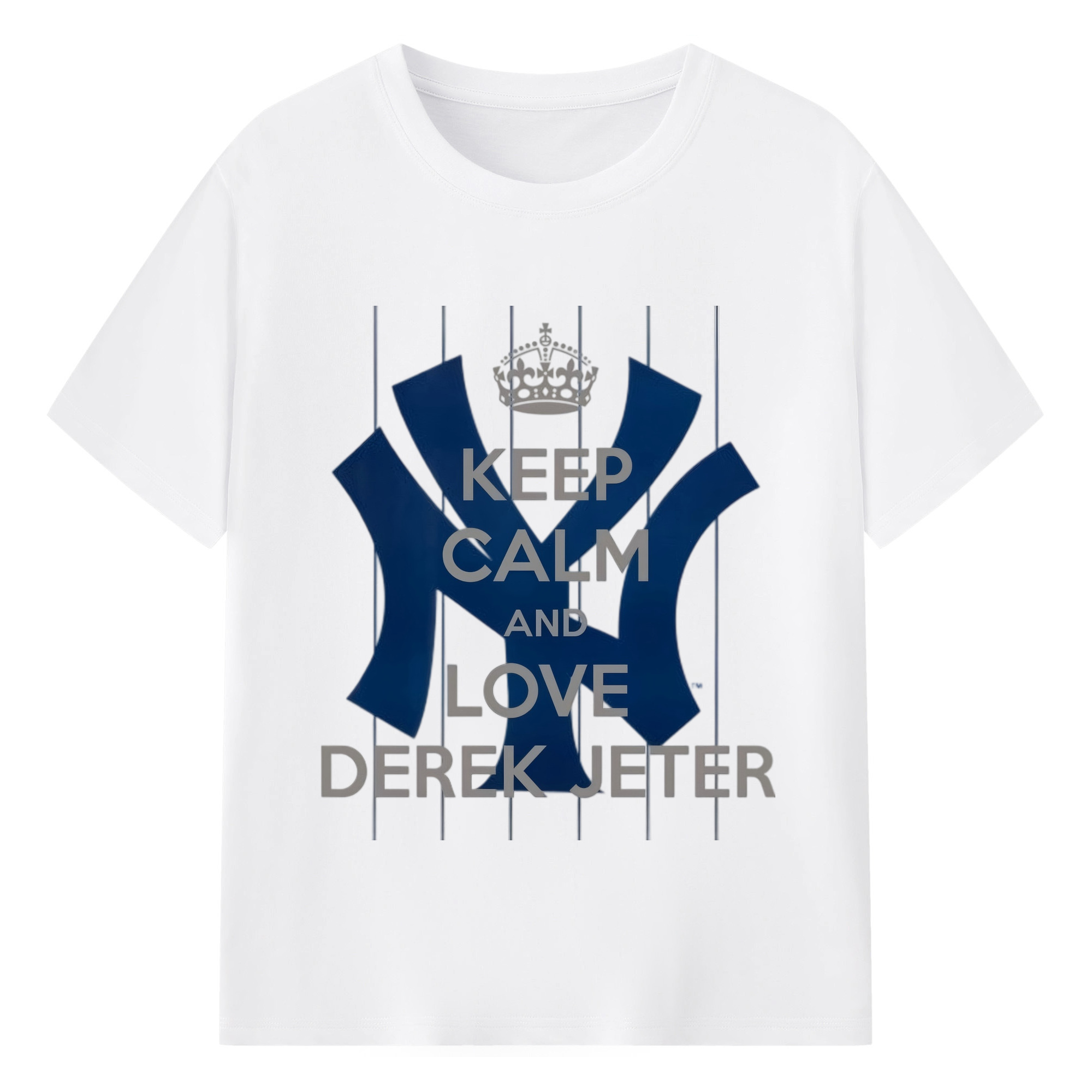 Derek Jeter 6 Combed Cotton T-Shirt 180g With Front Heat Transfer Print – Soft, Lightweight, Fitted Design – Stylish Casual Wear For Sports & Everyday Use