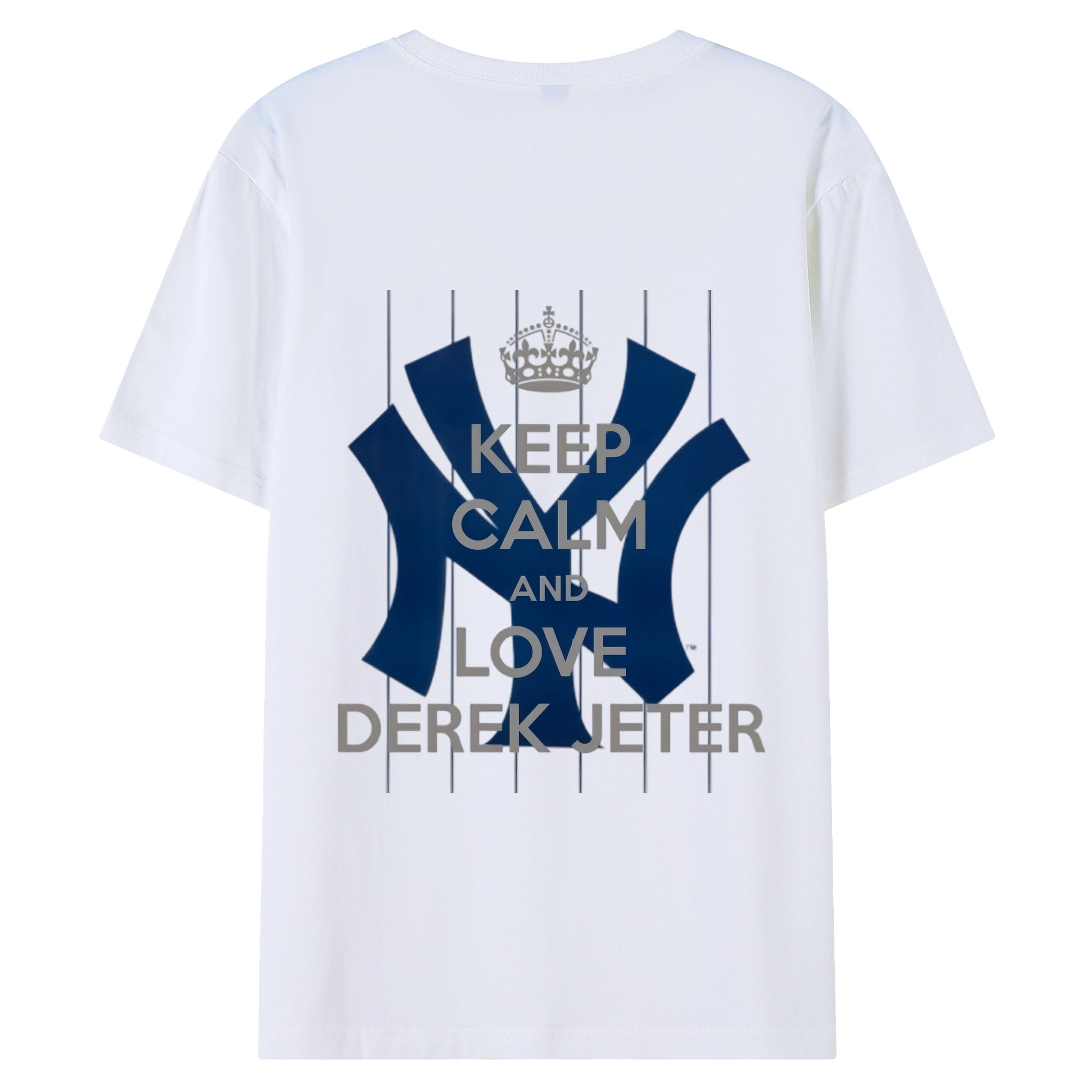 Derek Jeter 6 180g Combed Cotton T-Shirt With Back Heat Transfer Print – Soft, Lightweight, Fitted Design – Stylish Casual Wear For Sports & Everyday Use