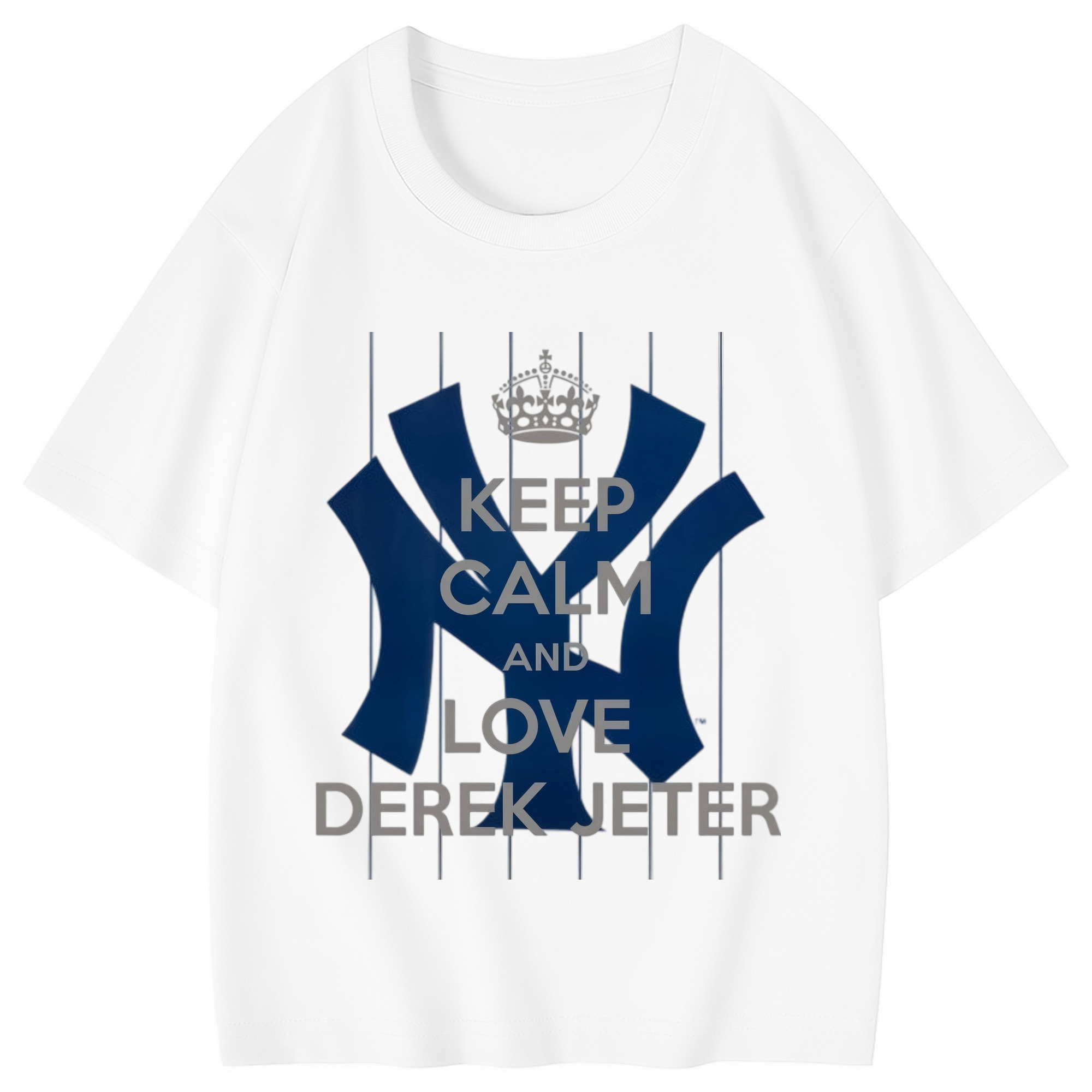 Derek Jeter 6 Combed Cotton Kids T-Shirt 180g With Front Heat Transfer Print – Soft, Lightweight, Side-Seamed Design – Stylish And Comfortable Casual Wear For Everyday Activities