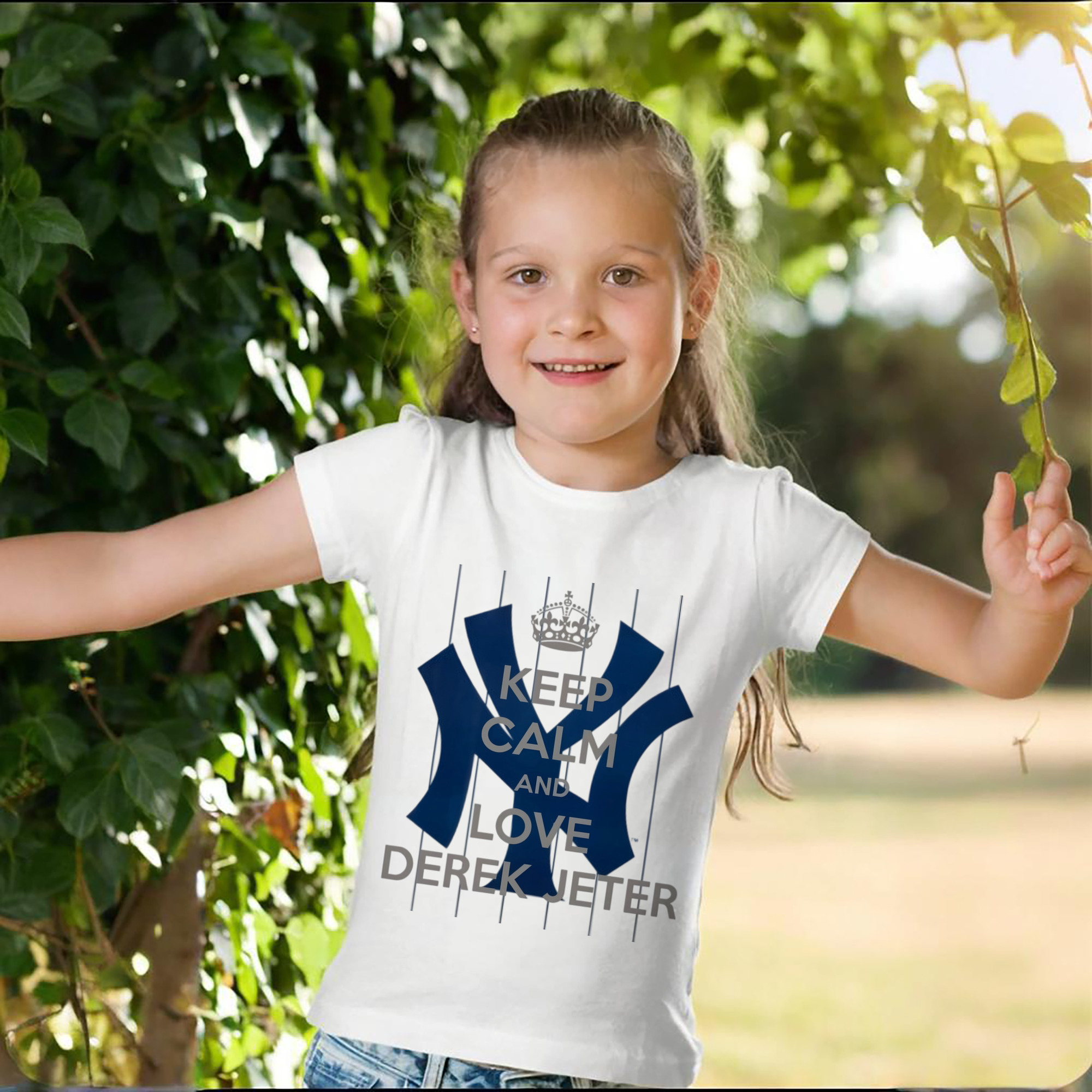 Derek Jeter 6 Combed Cotton Kids T-Shirt 180g With Front Heat Transfer Print – Soft, Lightweight, Side-Seamed Design – Stylish And Comfortable Casual Wear For Everyday Activities