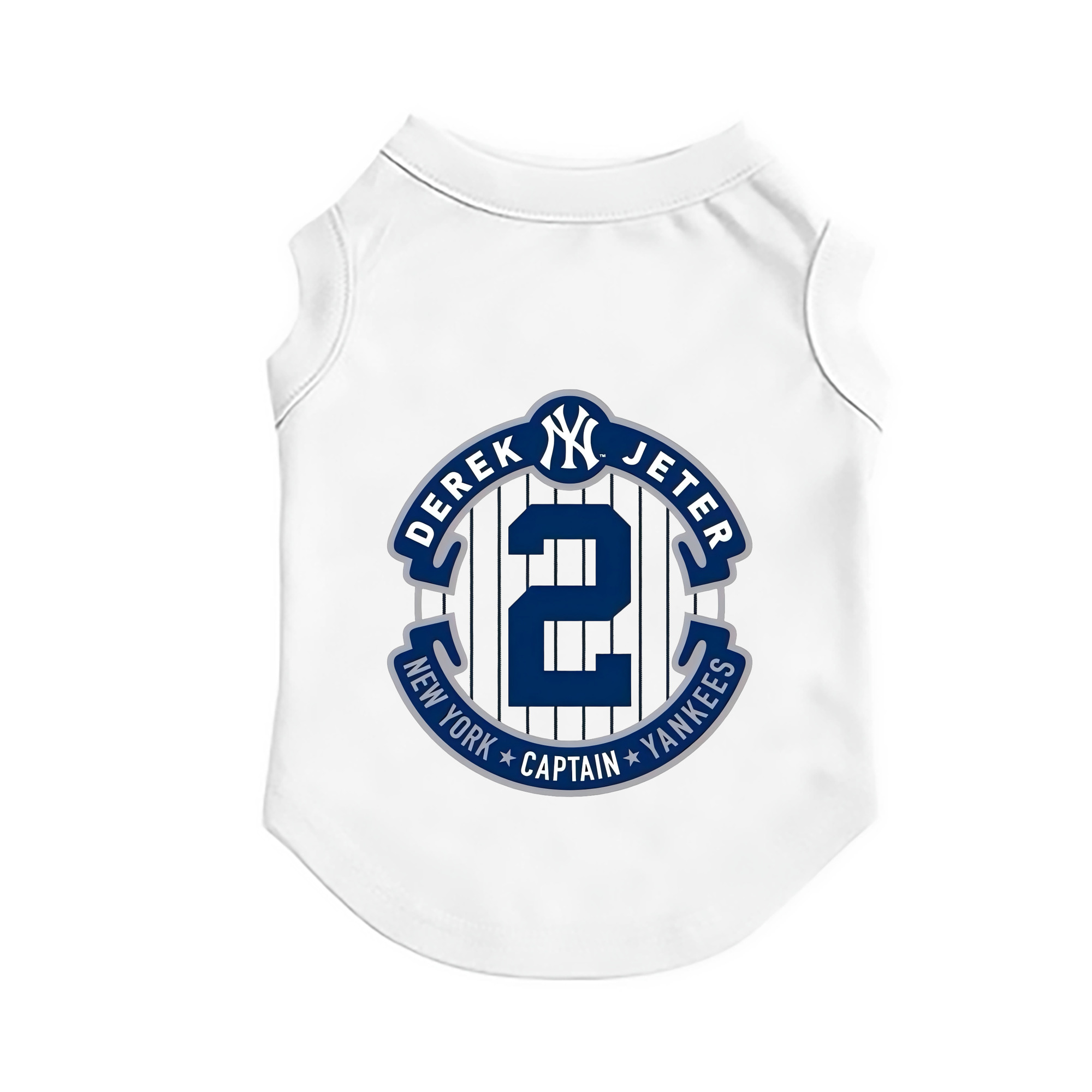 Derek Jeter 1 Pet Vest – Durable Polyester With Heat Transfer Print – Comfortable And Stylish