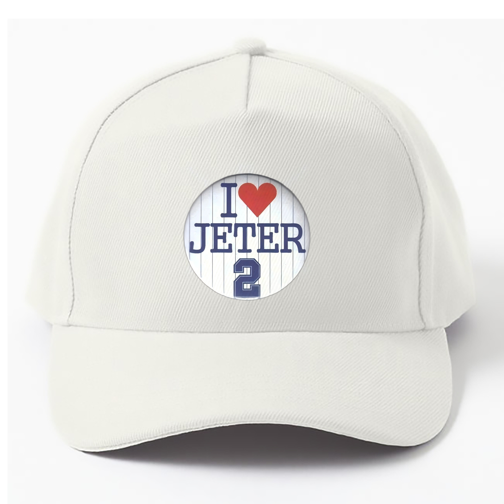 Derek Jeter 2 100% Cotton Baseball Cap – Heat Transfer Print – Comfortable, Durable, Perfect For Sports & Everyday Wear