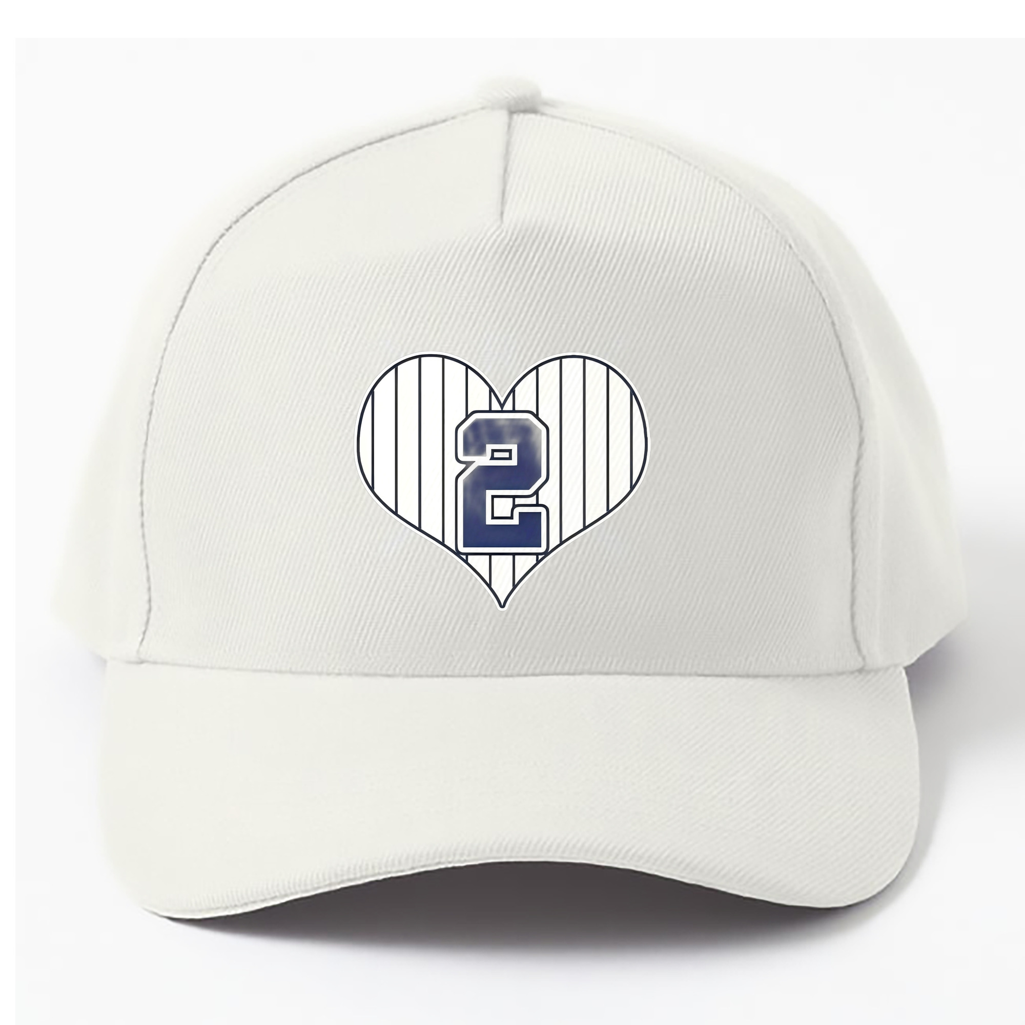 Derek Jeter 8 100% Cotton Baseball Cap – Heat Transfer Print – Comfortable, Durable, Perfect For Sports & Everyday Wear