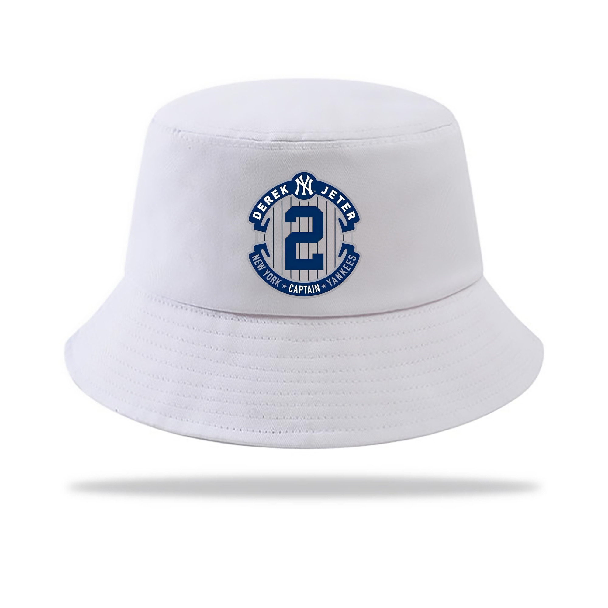 Derek Jeter 1 Outdoor Sun Protection Bucket Hat – Lightweight Breathable Knit & Woven Fabric – Ergonomic Wide Brim, Sweat-Absorbent, Stylish & Comfortable For Sports And Everyday Wear