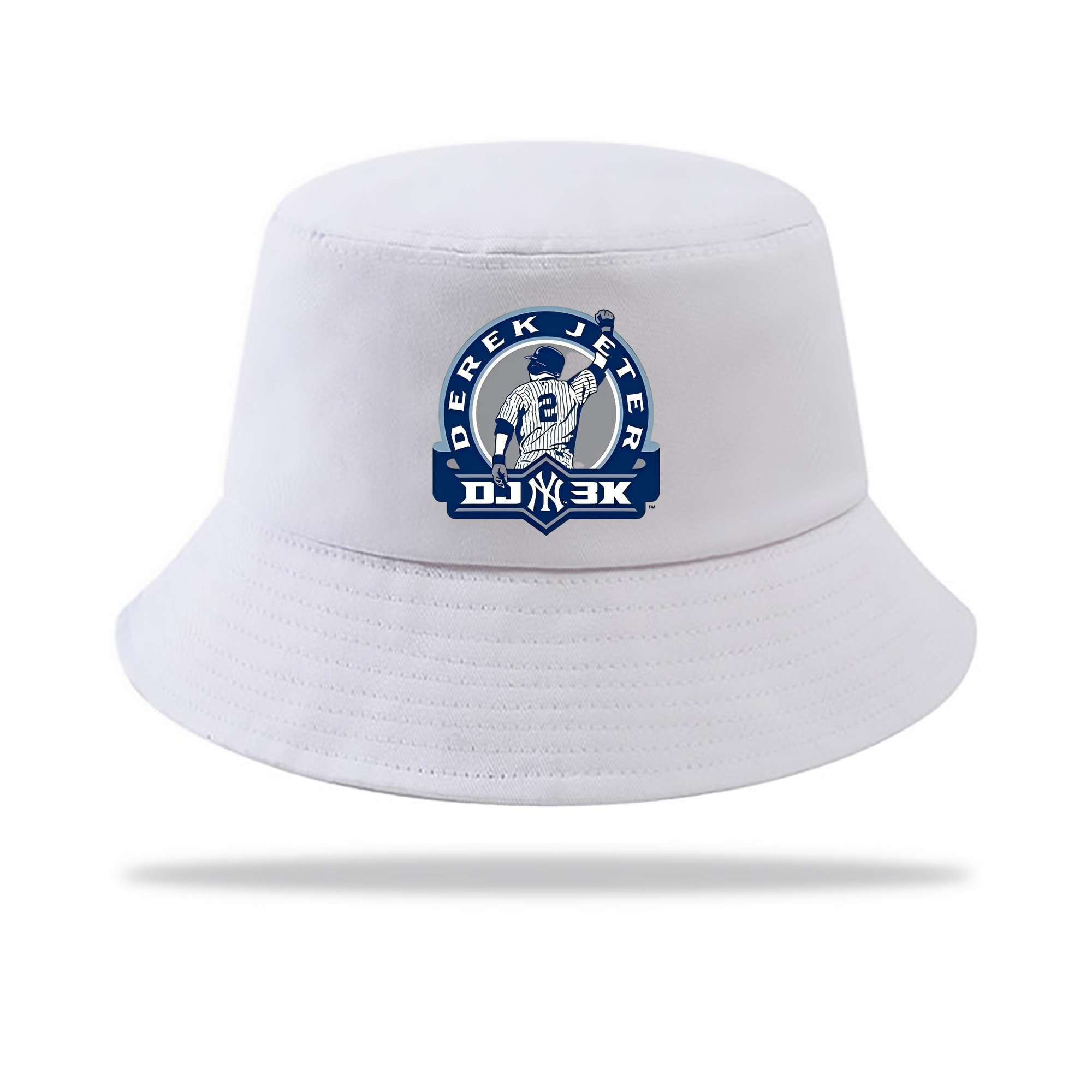 Derek Jeter 3 Outdoor Sun Protection Bucket Hat – Lightweight Breathable Knit & Woven Fabric – Ergonomic Wide Brim, Sweat-Absorbent, Stylish & Comfortable For Sports And Everyday Wear